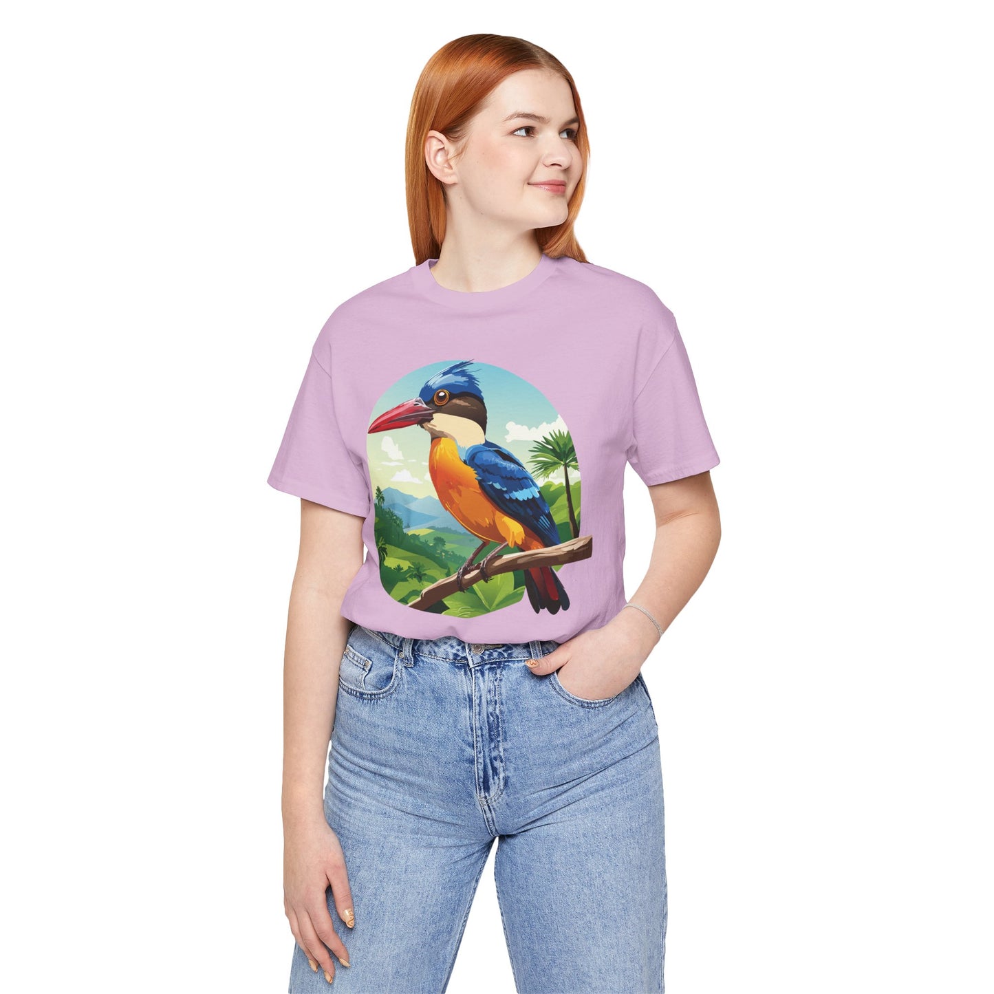 Unisex Animal Shirt, Tee Shirt with Animals, Art Design Tee Shirt, Wild Animals Shirt