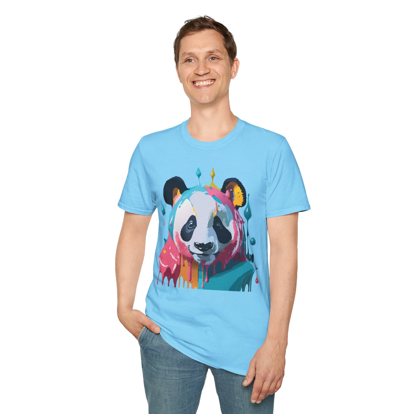 Panda Shirt, T Shirt with Panda, Animal Shirt, Tee Shirt with Animals
