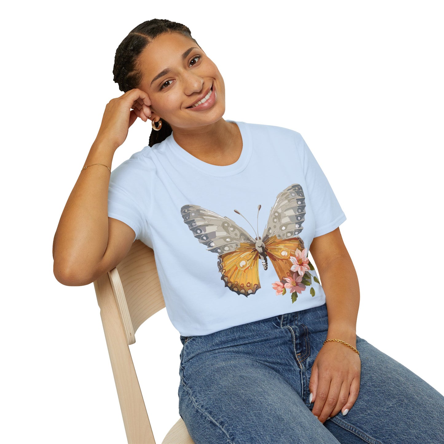 Butterfly Shirt, T Shirt with Butterfly, Monarch Shirt