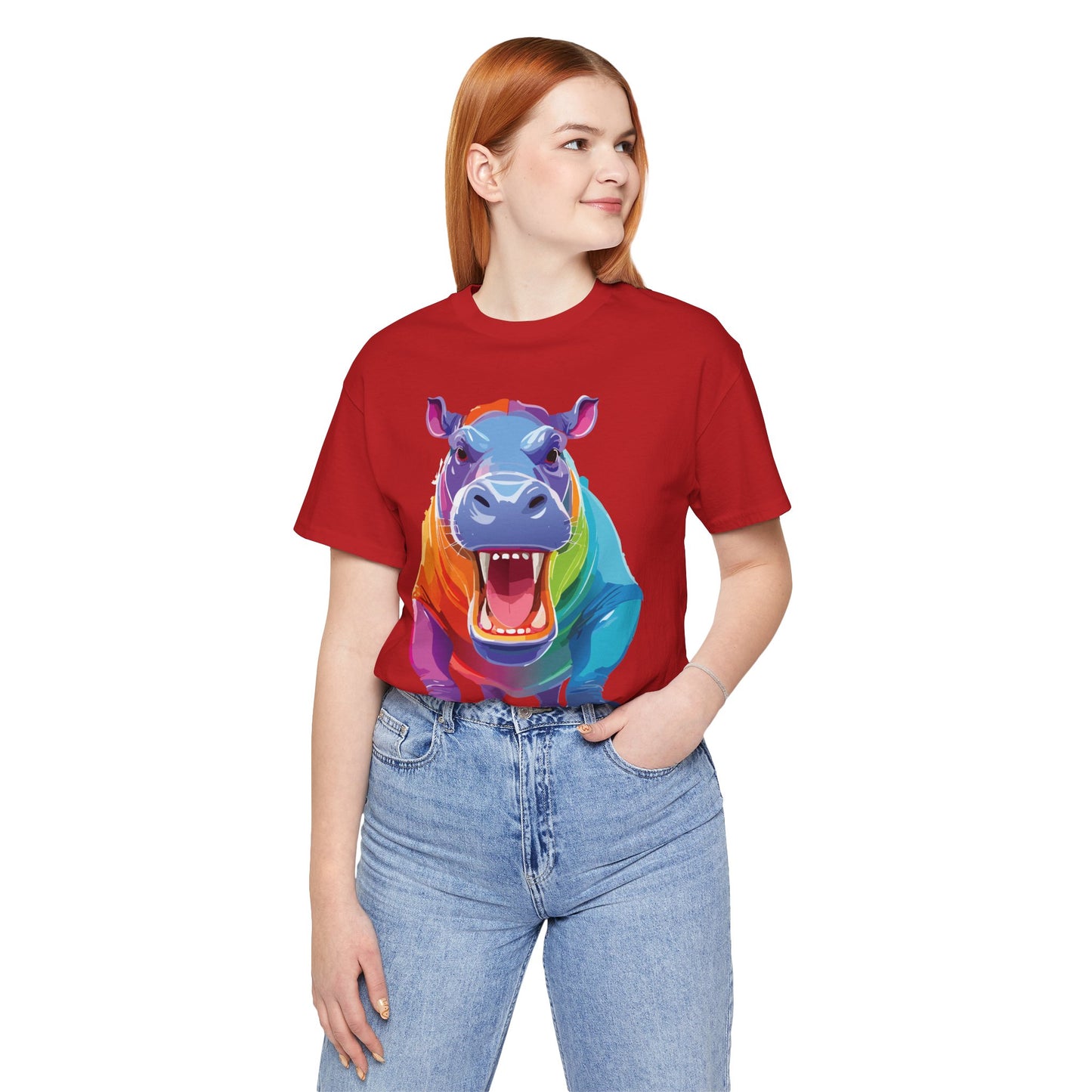 Unisex Animal Shirt, Tee Shirt with Animals, Art Design Tee Shirt, Wild Animals Shirt