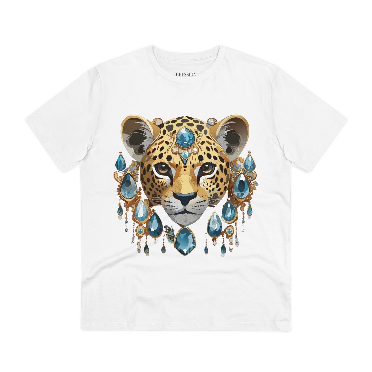 Organic T-shirt with Animals - Cheetah