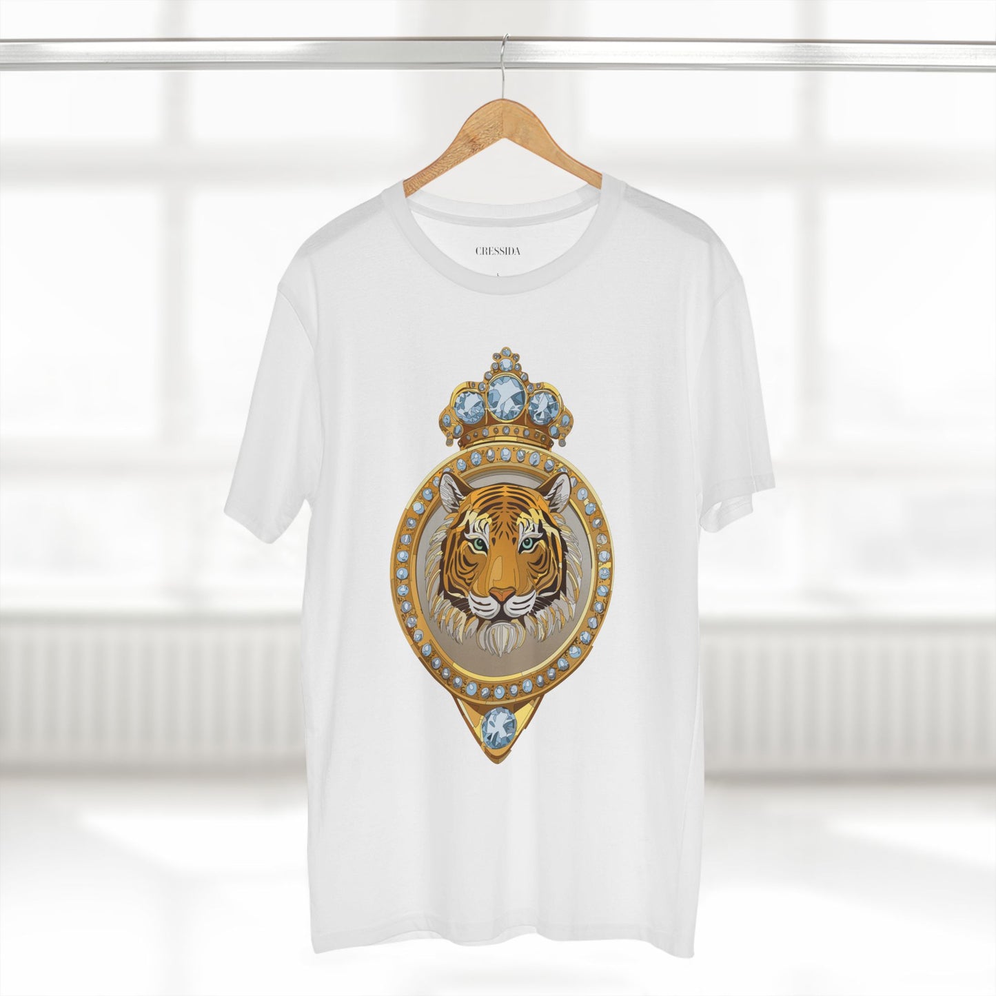Unisex Antique Animal Medallion Premium Cotton Tee Shirt Artwork Edition
