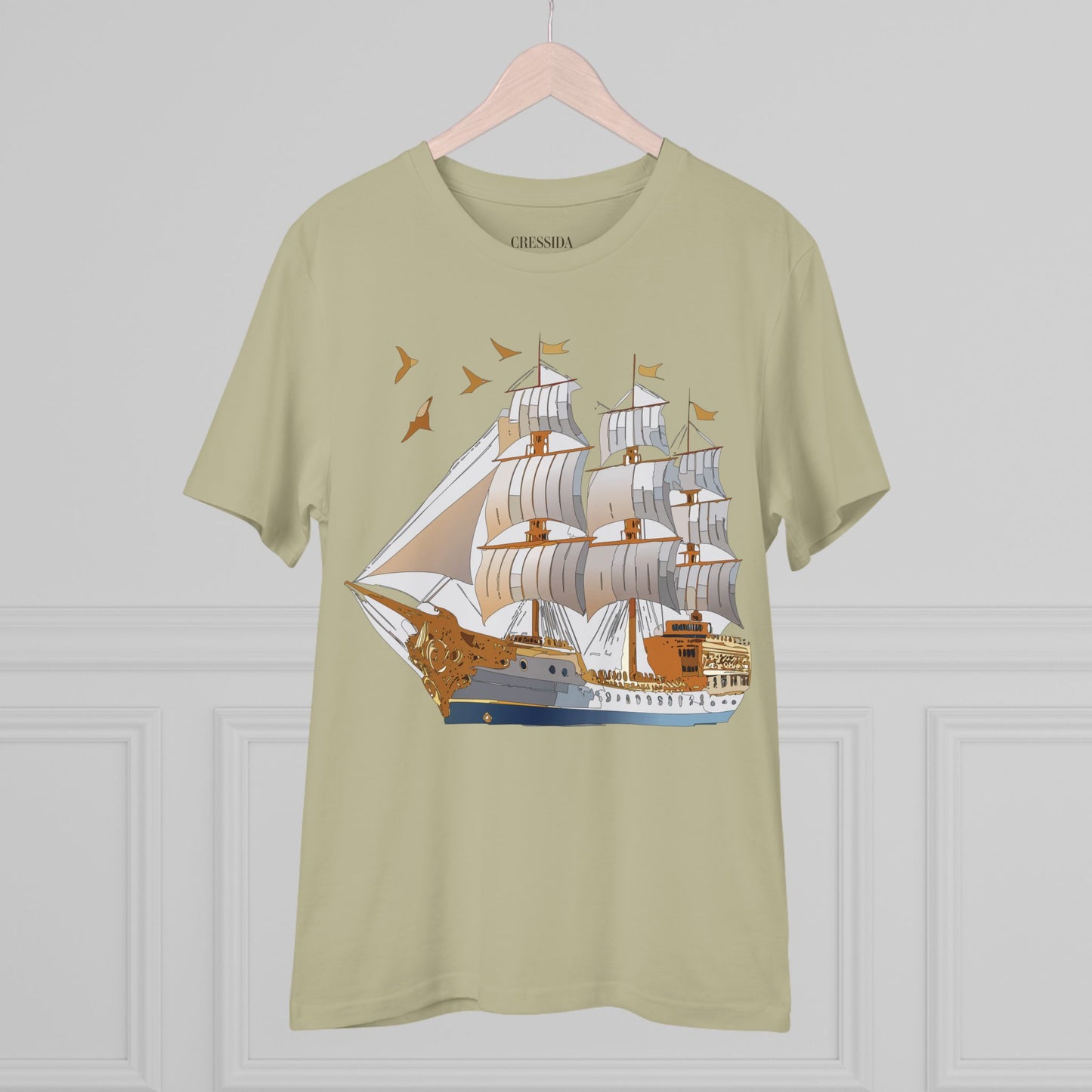 Organic T-shirt with Ship