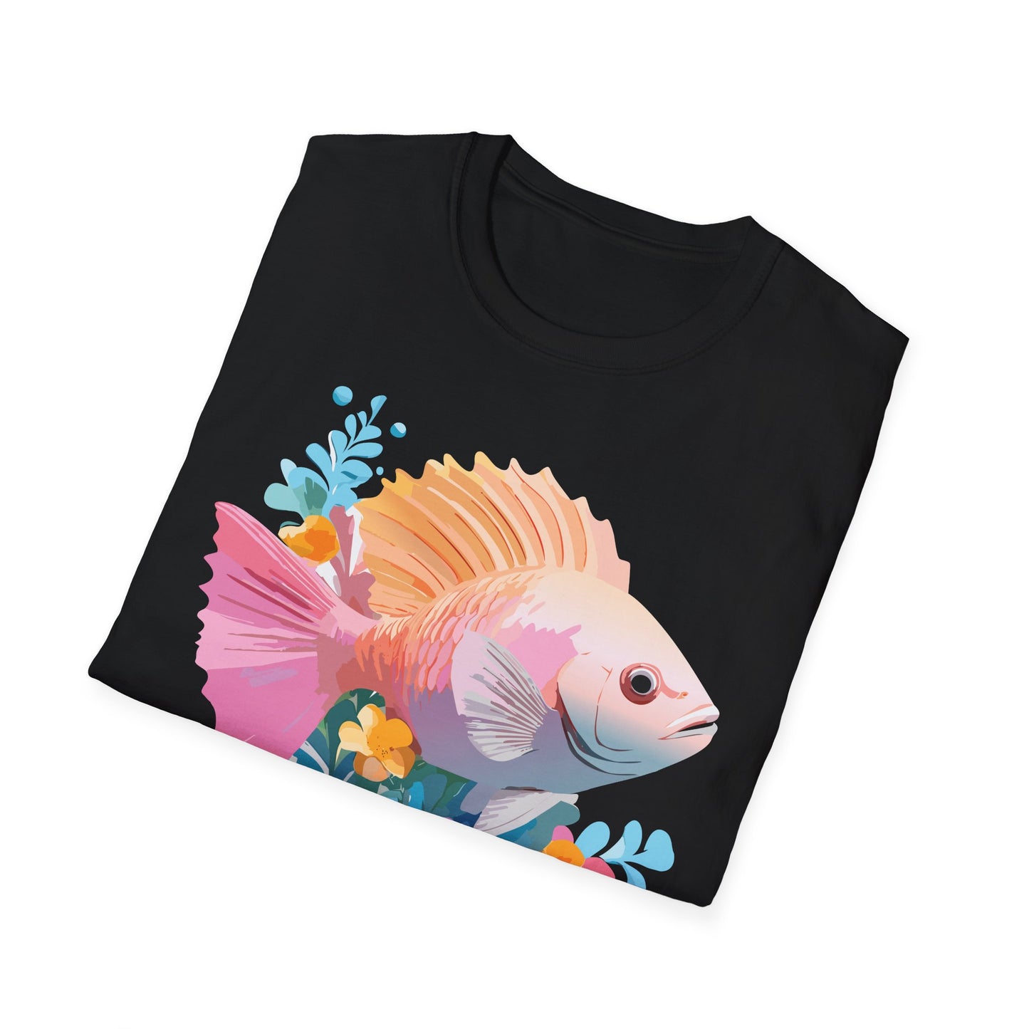 Fish Art Design Shirt, T Shirt with Fish, Graphic Shirt, Tee Shirt with Graphic Design, Shirt with Fish Graphic Art