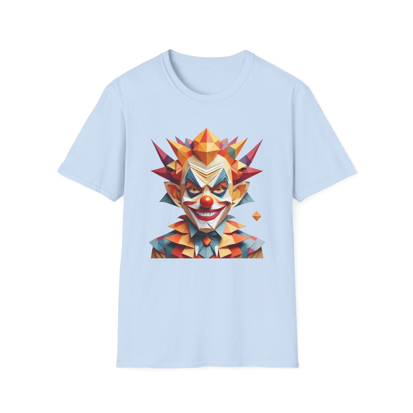 Clown Shirt, T Shirt with Clown, Funny Man Shirt, Tee Shirt with Funny Man, Circus Shirt, Shirt with Circus, Scary Man Shirt, Shirt with Scary Man