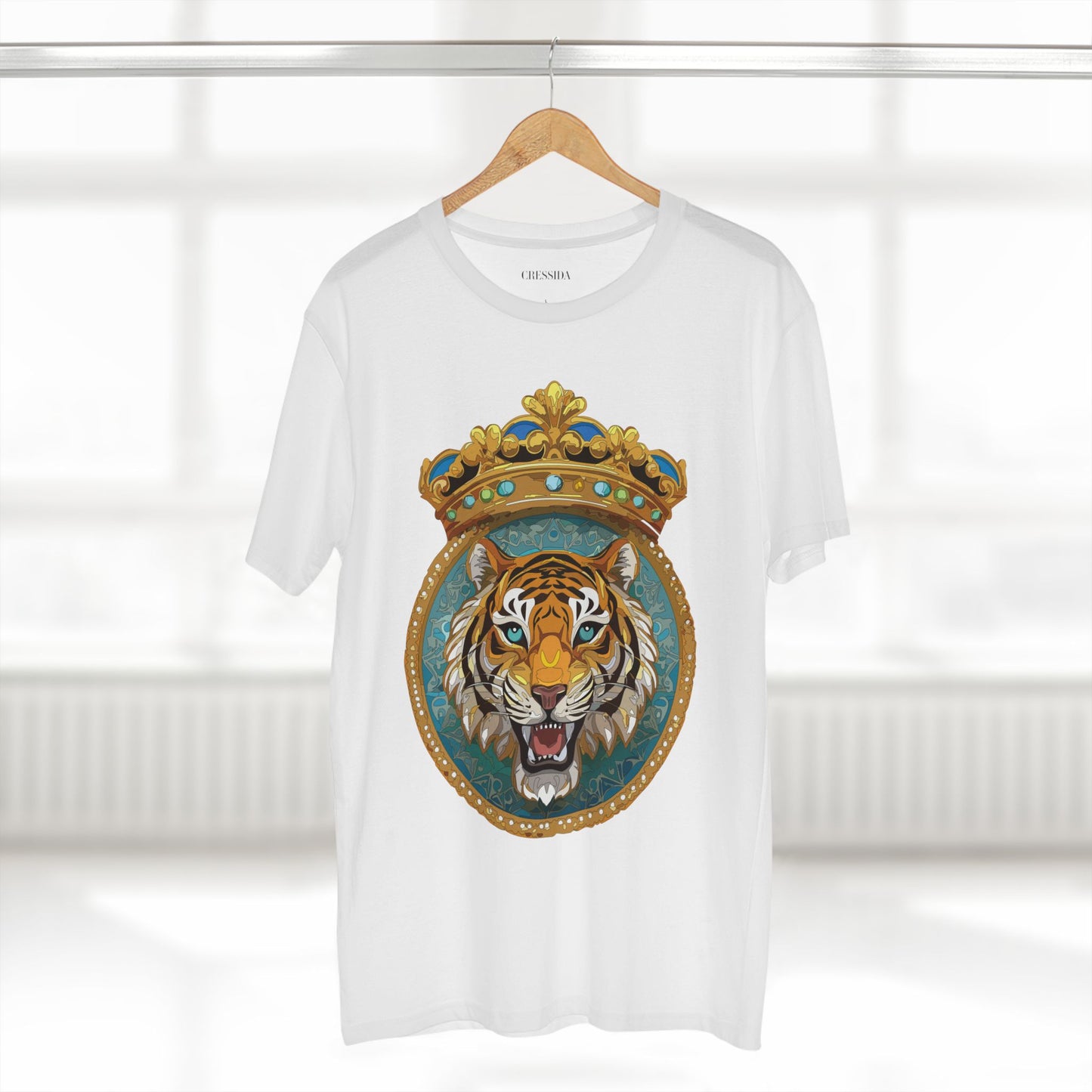 Unisex Animal Art Tee With Antique Medallion Design Premium Cotton Shirt
