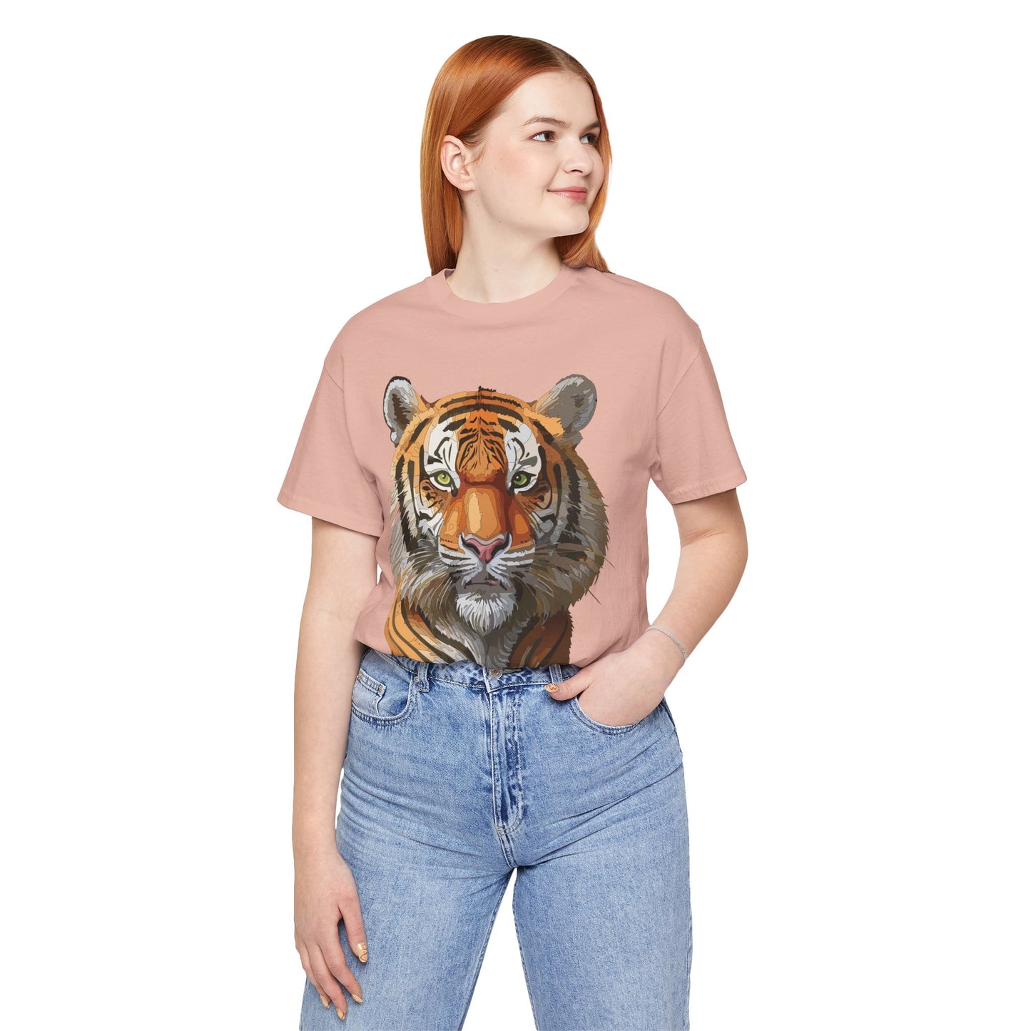 Unisex Animal Shirt, Tee Shirt with Animals, Art Design Tee Shirt, Wild Animals Shirt