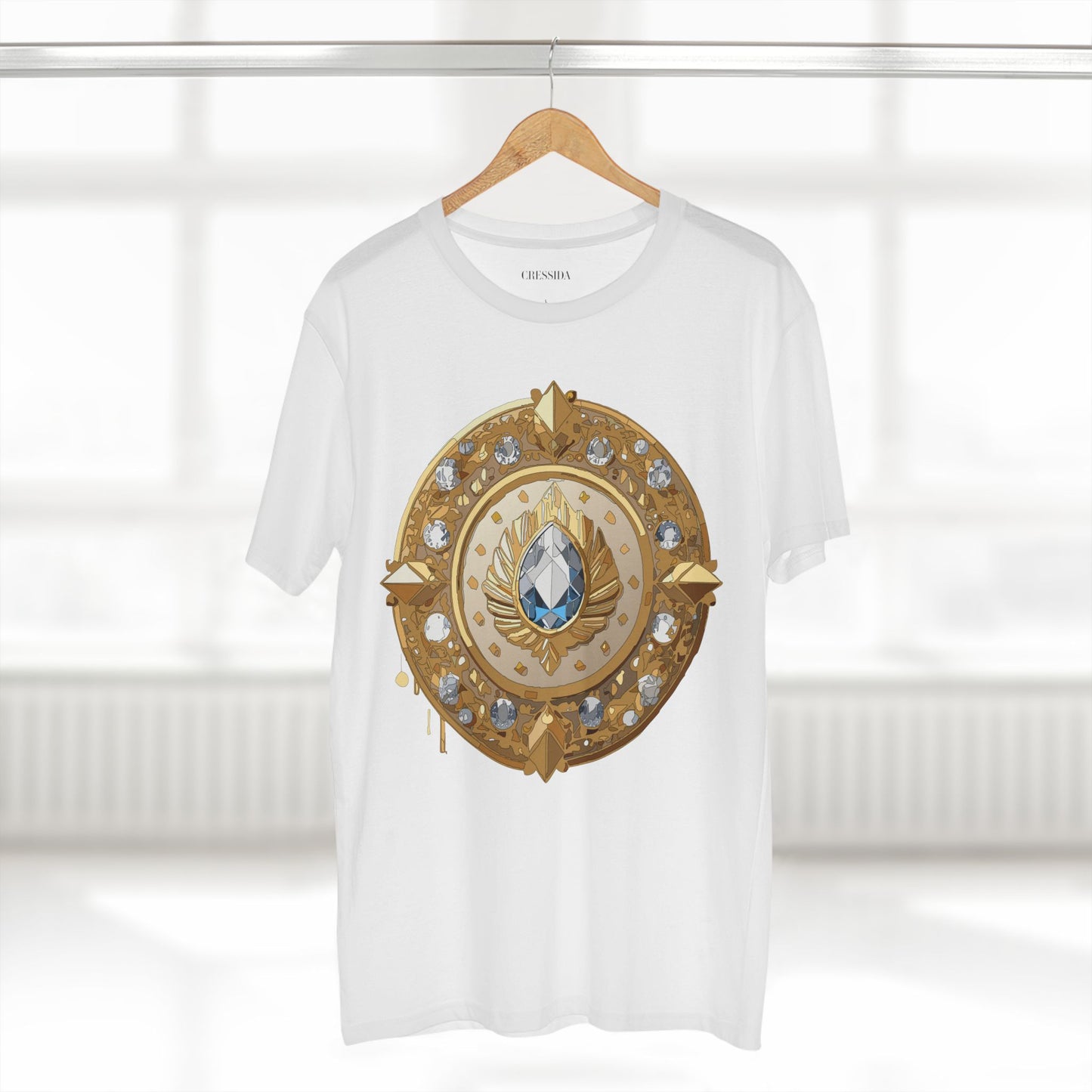 Medallion Shirt, Shirt with Medallion, Tee Shirt with Medal