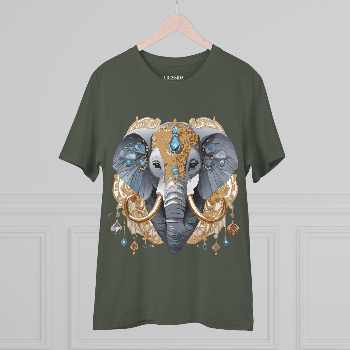 Organic T-shirt with Animals - Elephant