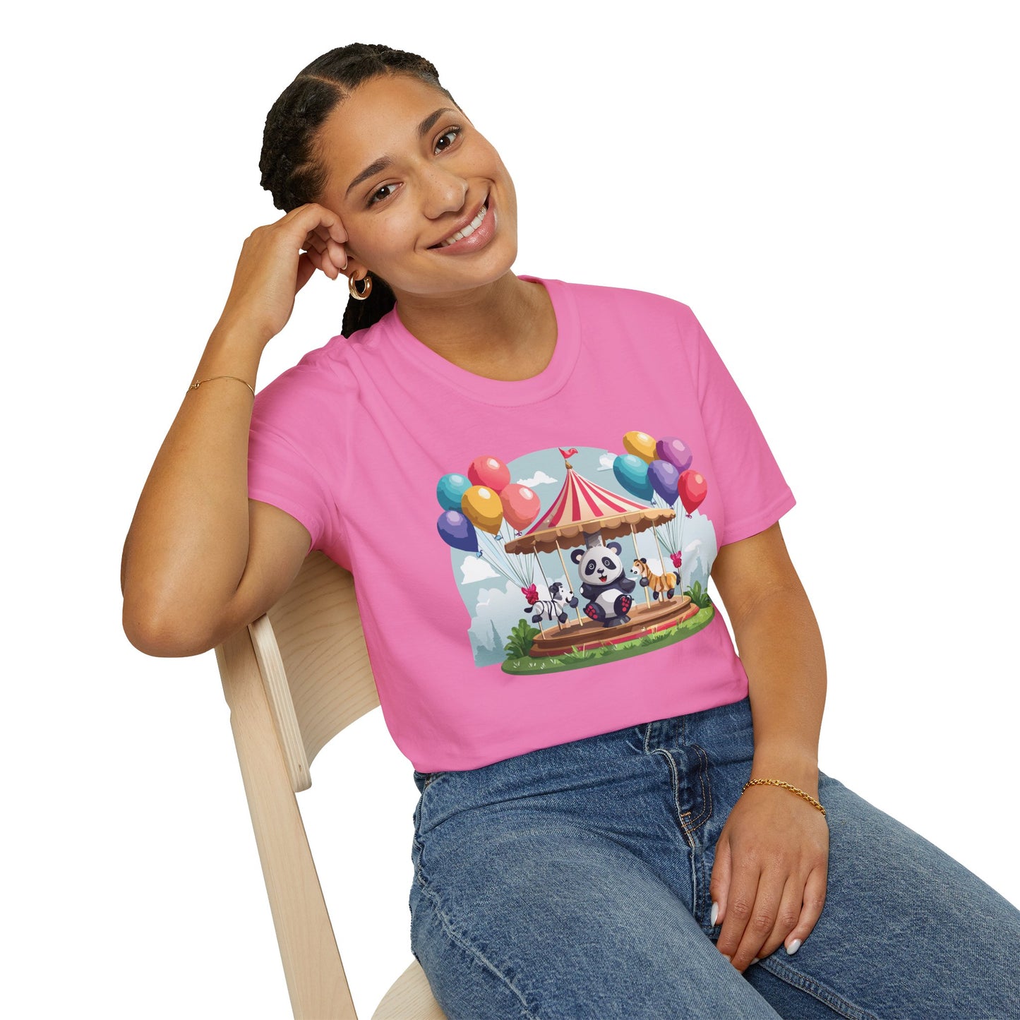 Panda Shirt, T Shirt with Panda, Animal Shirt, Tee Shirt with Animals