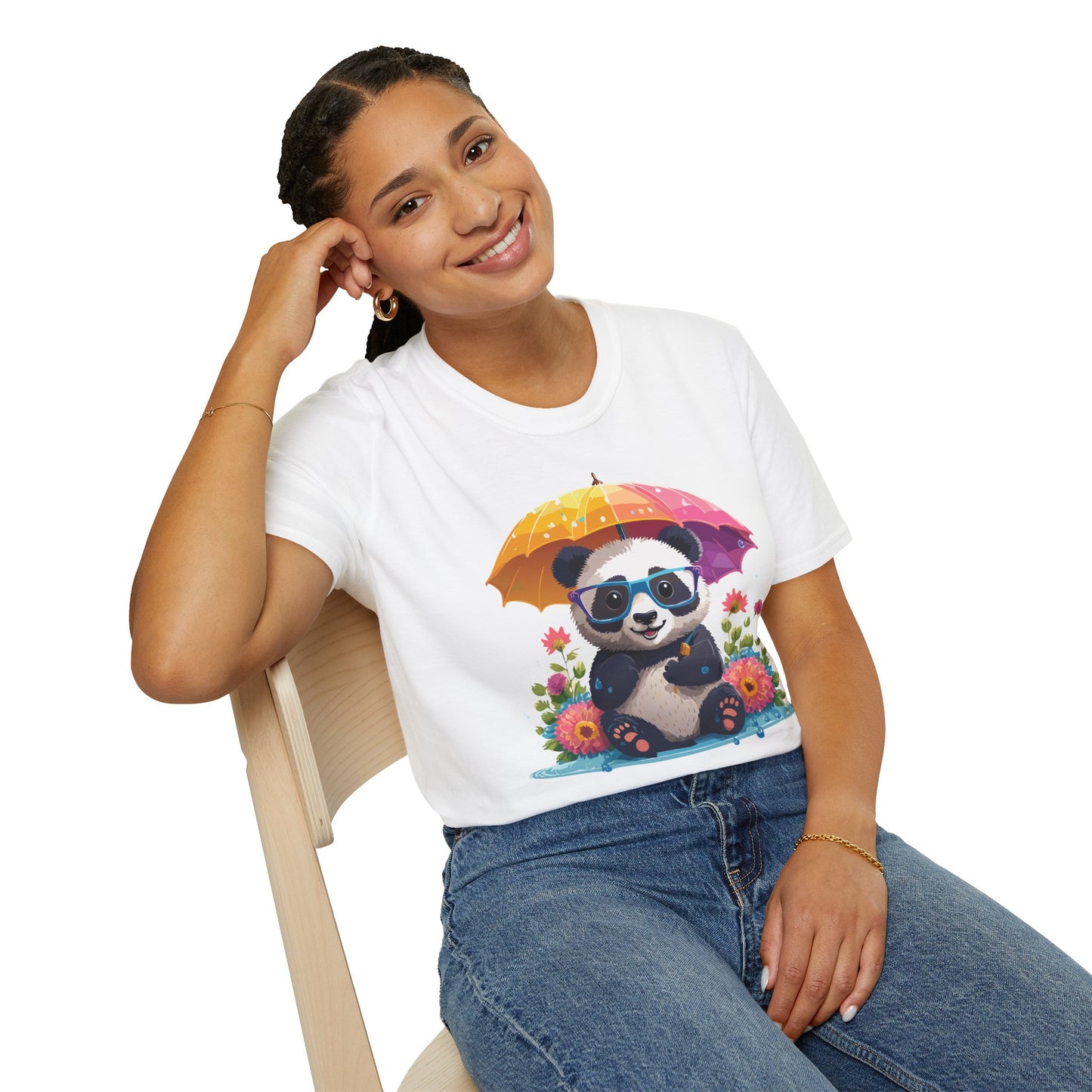 Panda Shirt, T Shirt with Panda, Animal Shirt, Tee Shirt with Animals