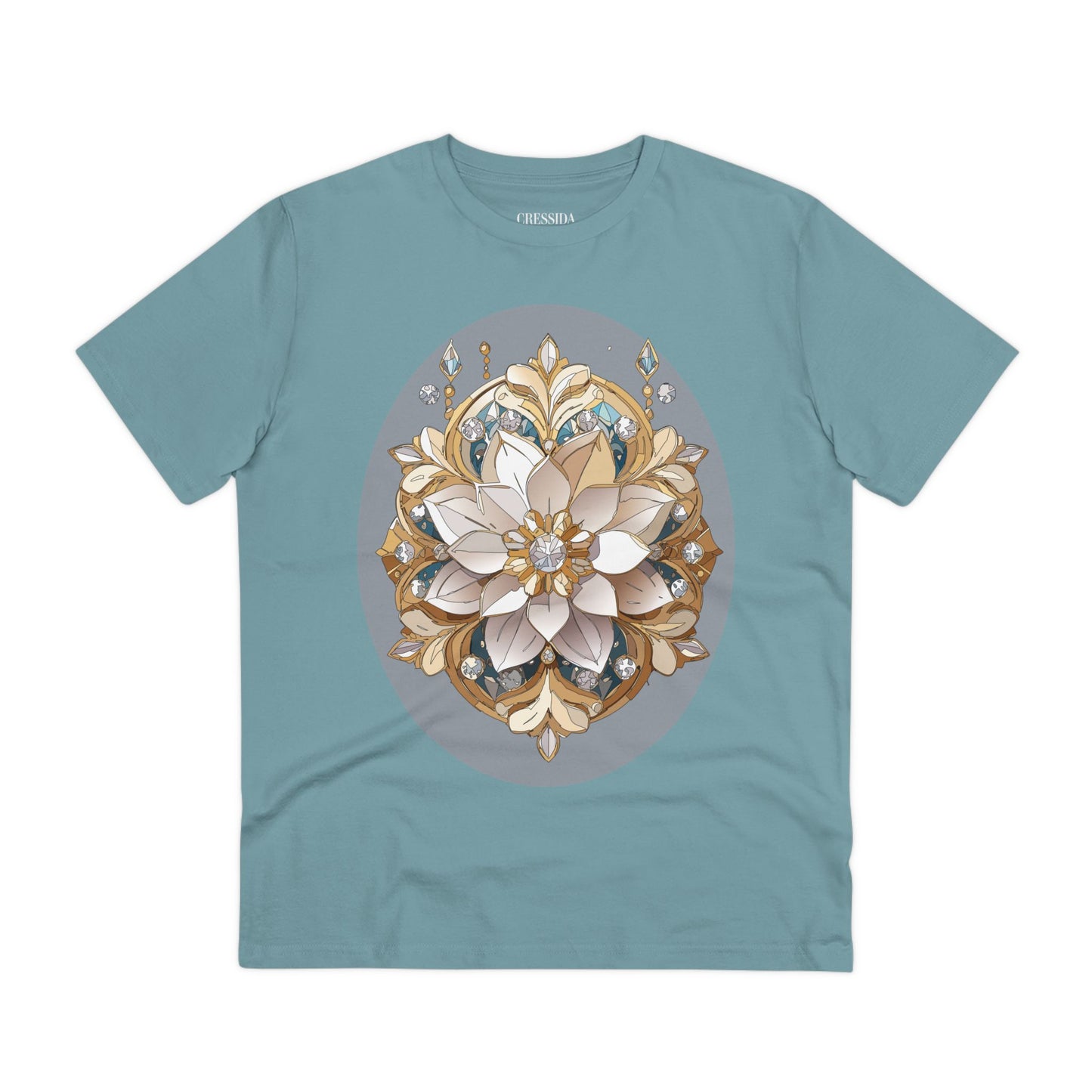 Organic T-shirt with Flower