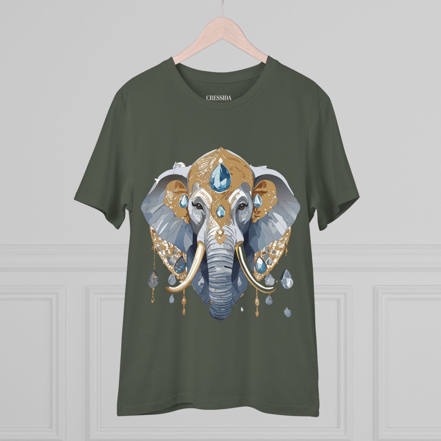 Organic T-shirt with Animals - Elephant