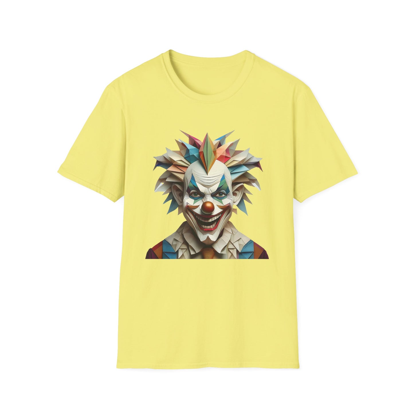 Clown Shirt, T Shirt with Clown, Funny Man Shirt, Tee Shirt with Funny Man, Circus Shirt, Shirt with Circus, Scary Man Shirt, Shirt with Scary Man