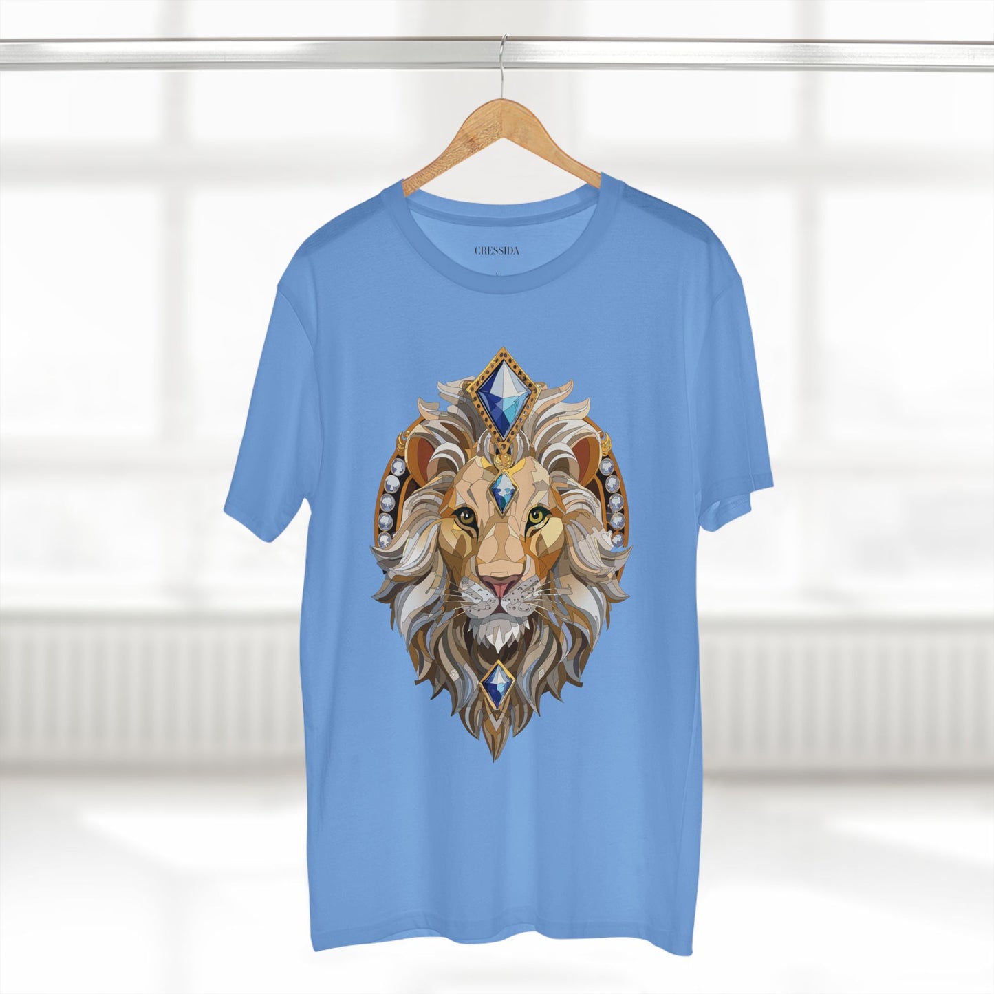 Unisex Animal Medallion Graphic Tee 100 Percent Cotton Premium Shirt