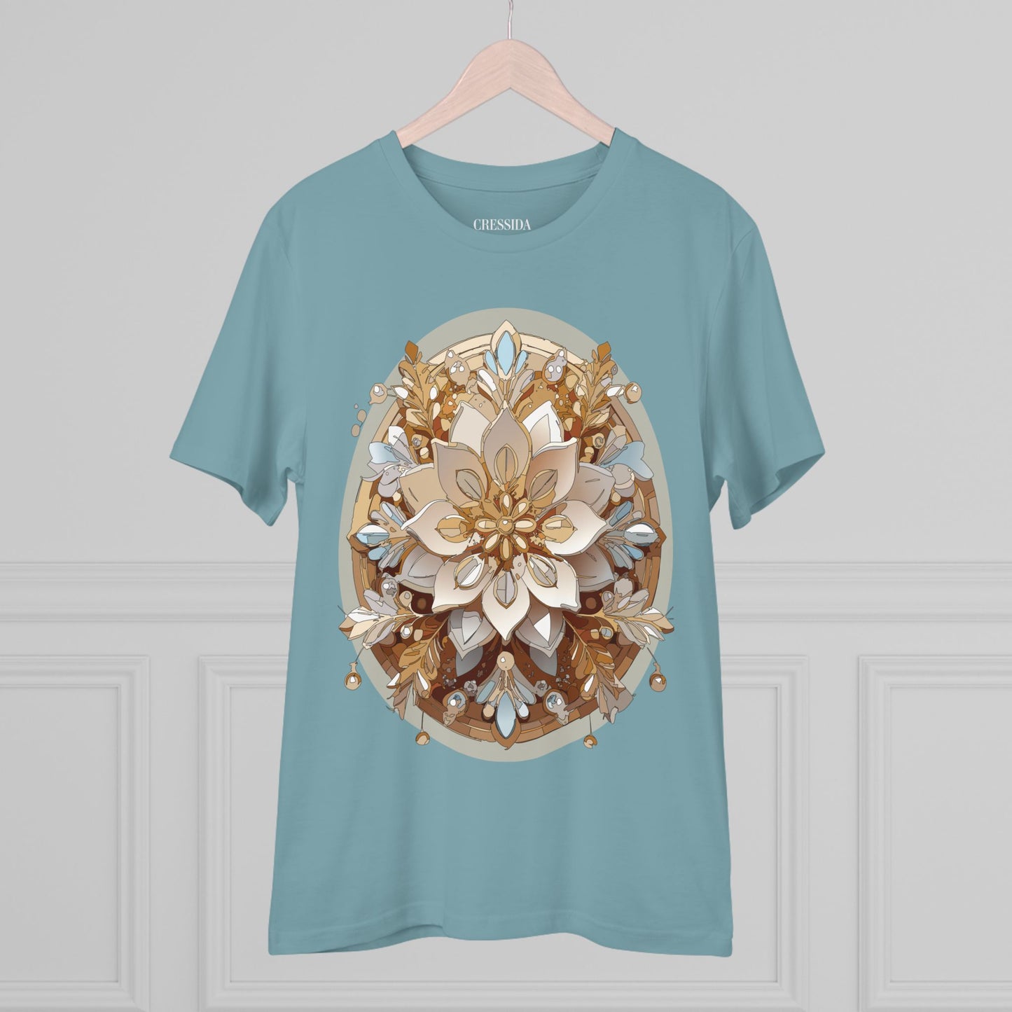 Organic T-shirt with Flower