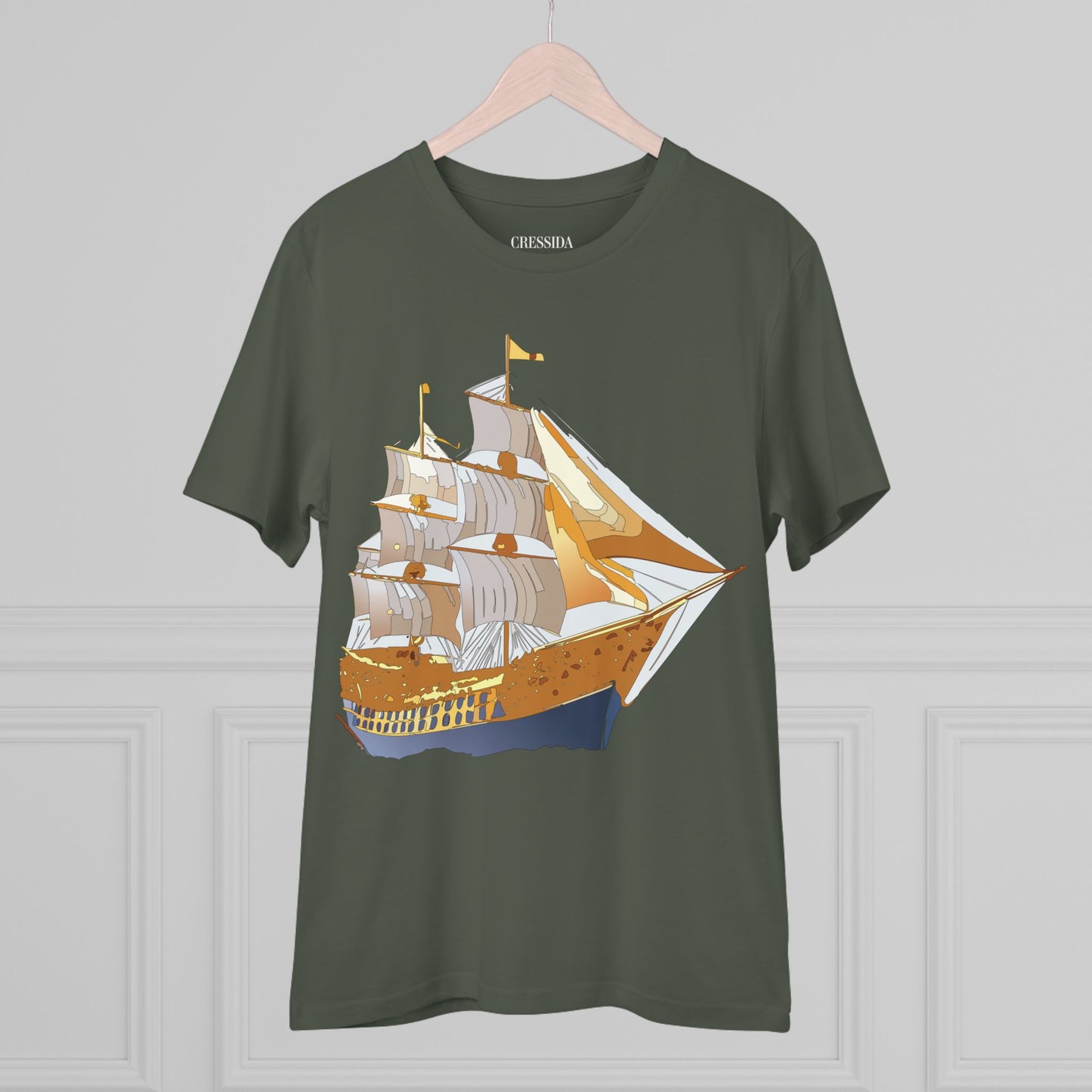 Organic T-shirt with Ship