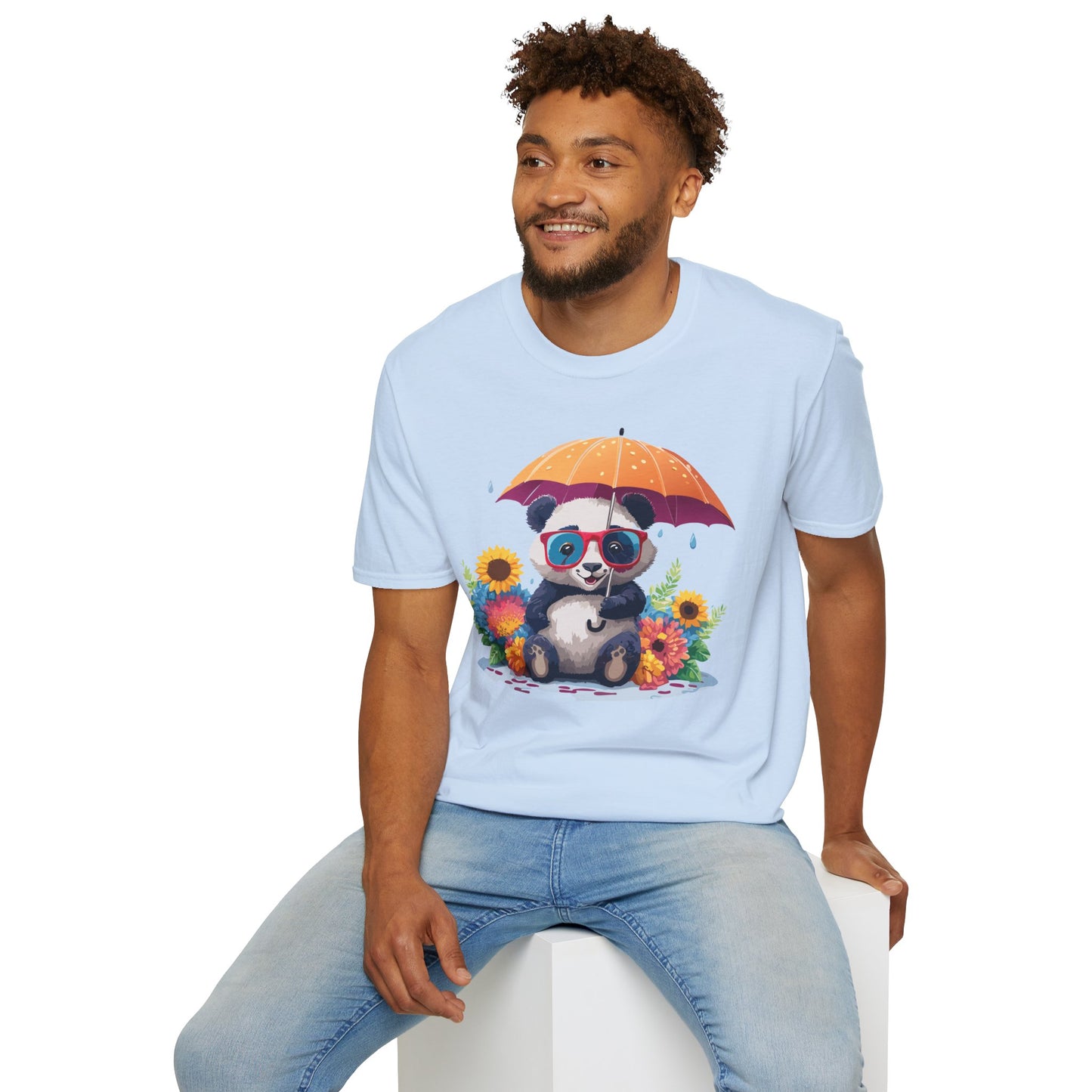 Panda Shirt, T Shirt with Panda, Animal Shirt, Tee Shirt with Animals