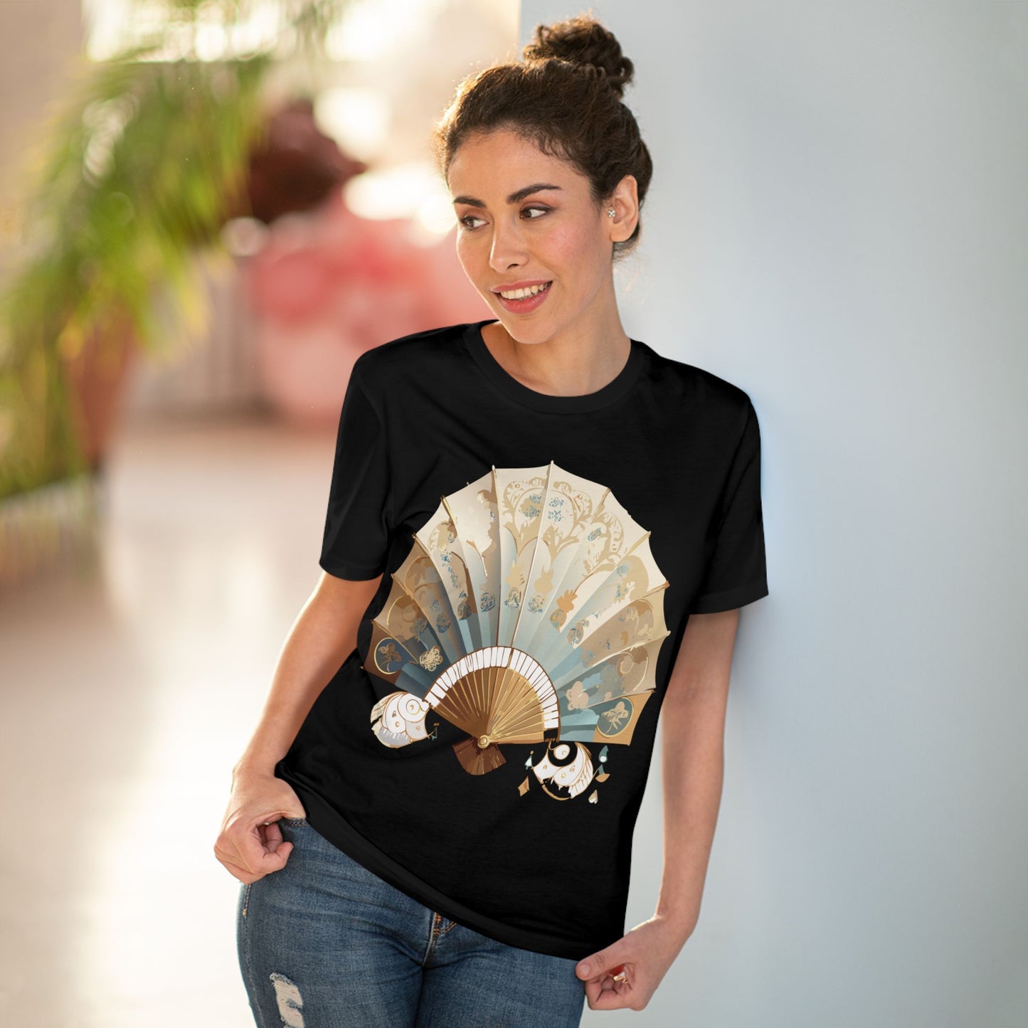 Organic T-shirt with Fan