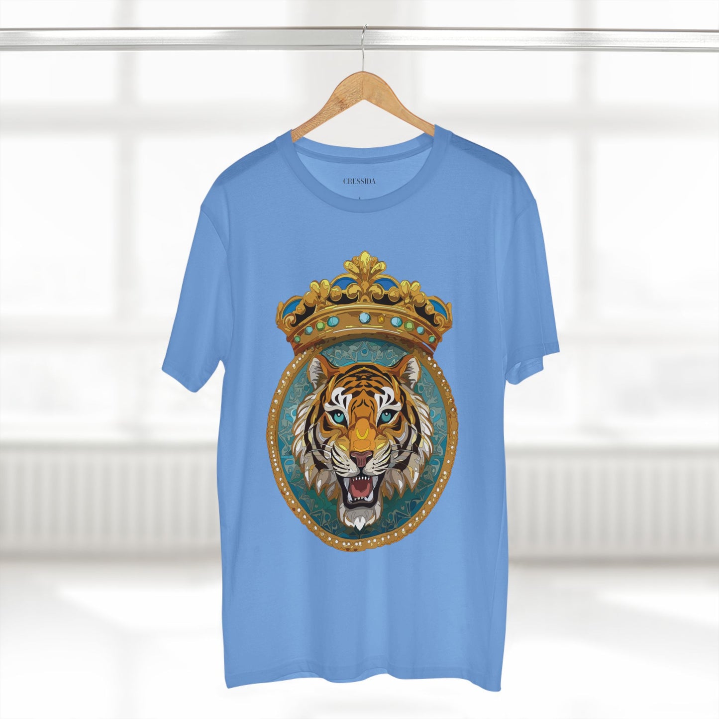 Unisex Animal Art Tee With Antique Medallion Design Premium Cotton Shirt
