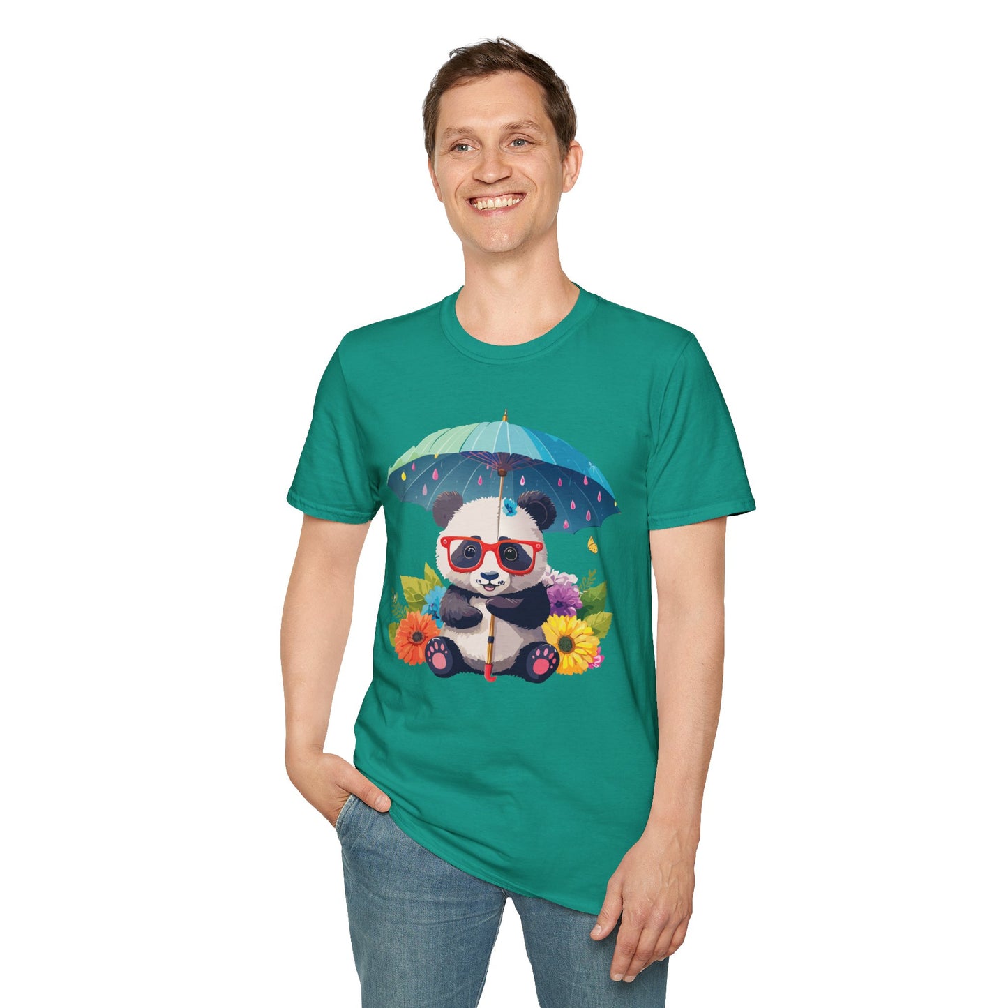 Panda Shirt, T Shirt with Panda, Animal Shirt, Tee Shirt with Animals