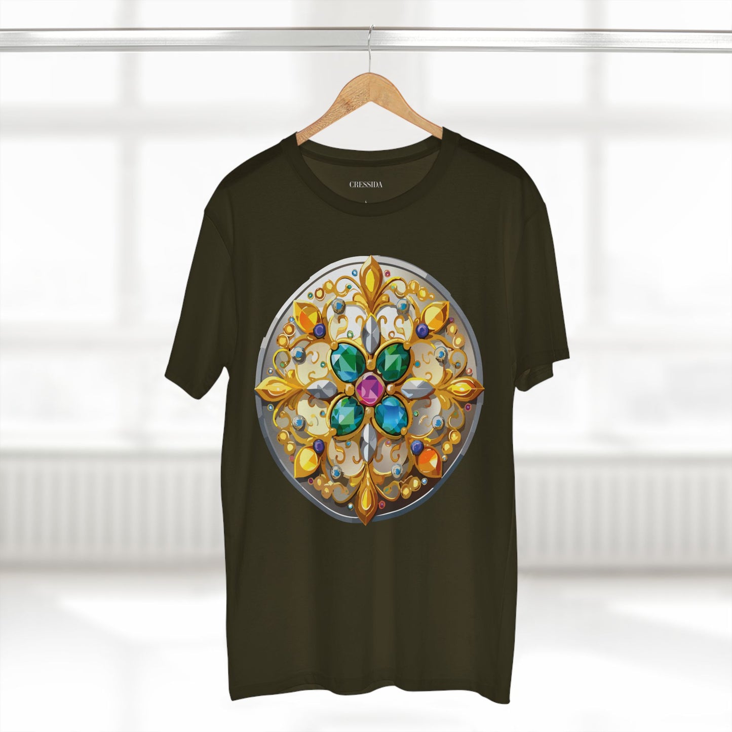 Medallion Shirt, Shirt with Medallion, Tee Shirt with Medal