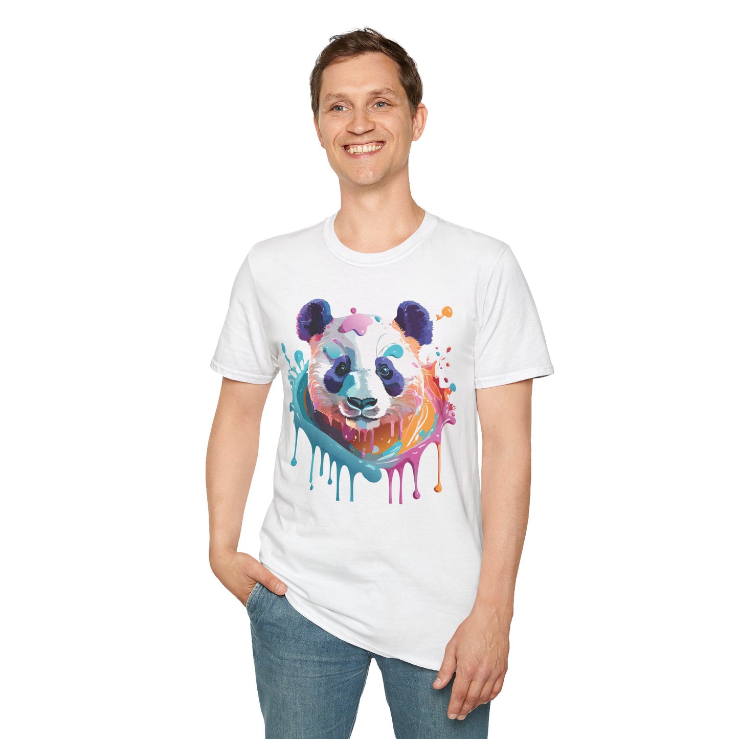 Panda Shirt, T Shirt with Panda, Animal Shirt, Tee Shirt with Animals