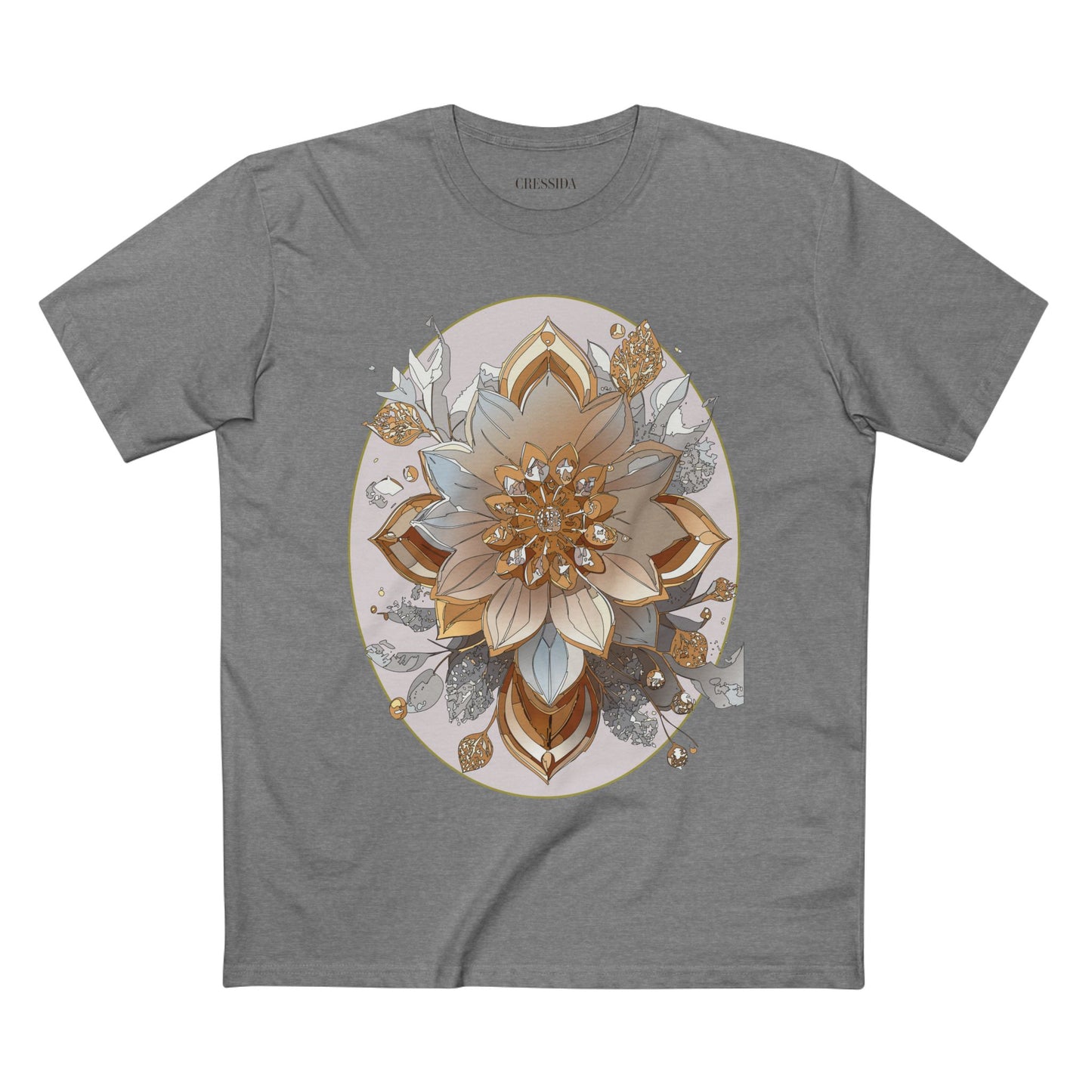 Floral Shirt, Shirt with Flower, Tee Shirt with Antique Flower