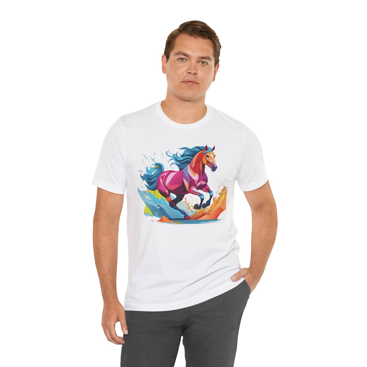 Unisex Animal Shirt, Tee Shirt with Animals, Art Design Tee Shirt, Wild Animals Shirt