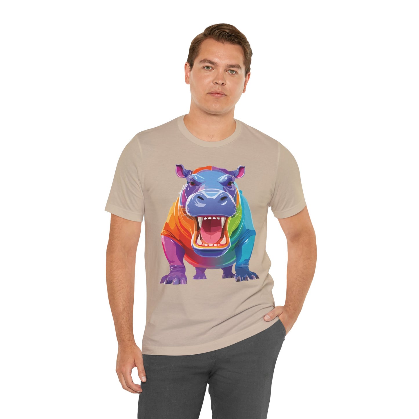 Unisex Animal Shirt, Tee Shirt with Animals, Art Design Tee Shirt, Wild Animals Shirt