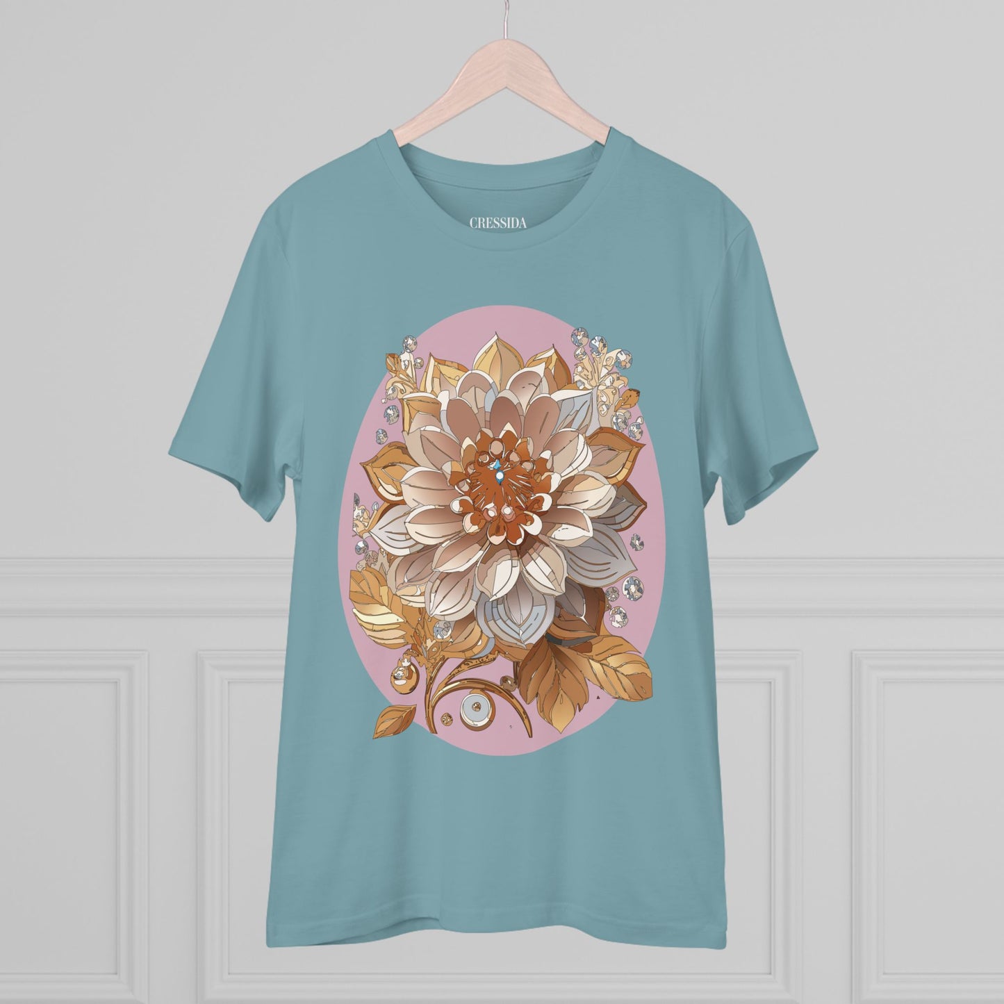 Organic T-shirt with Flower