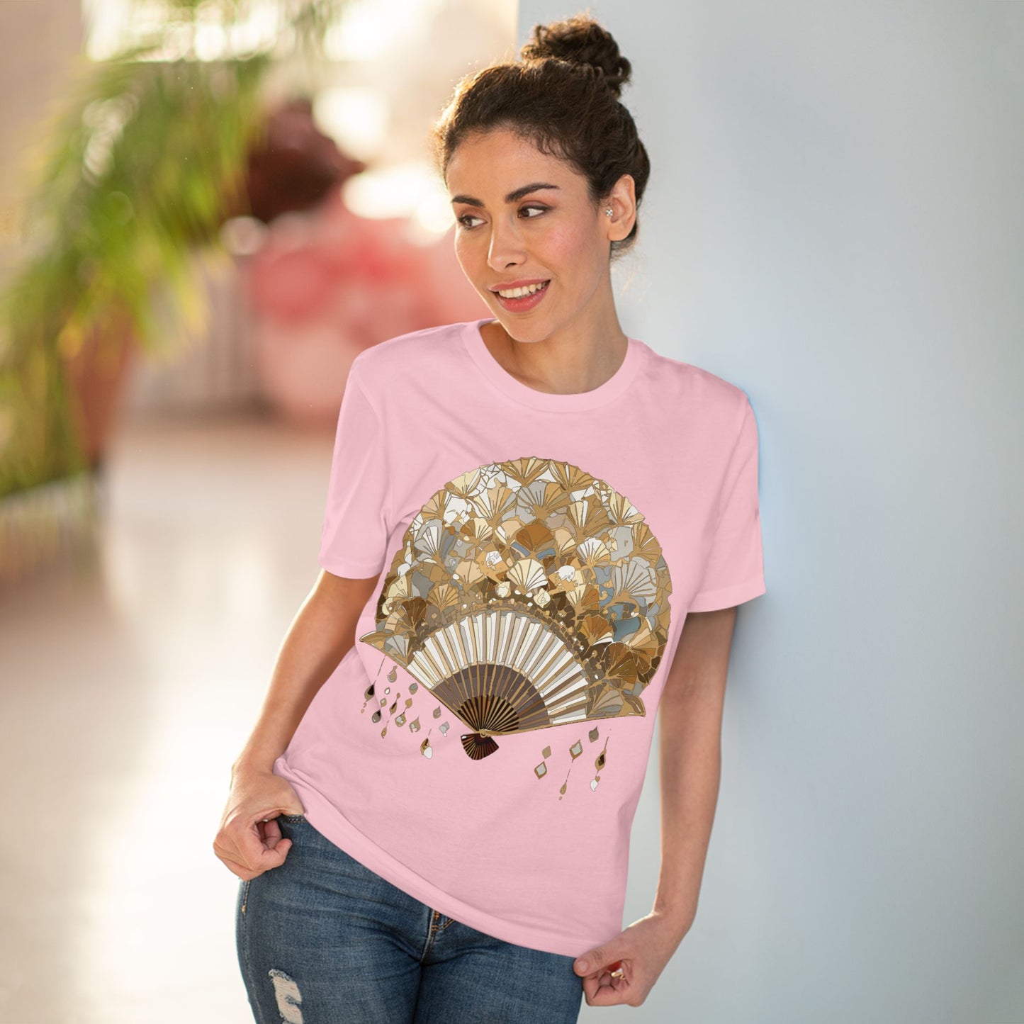 Organic T-shirt with Fan