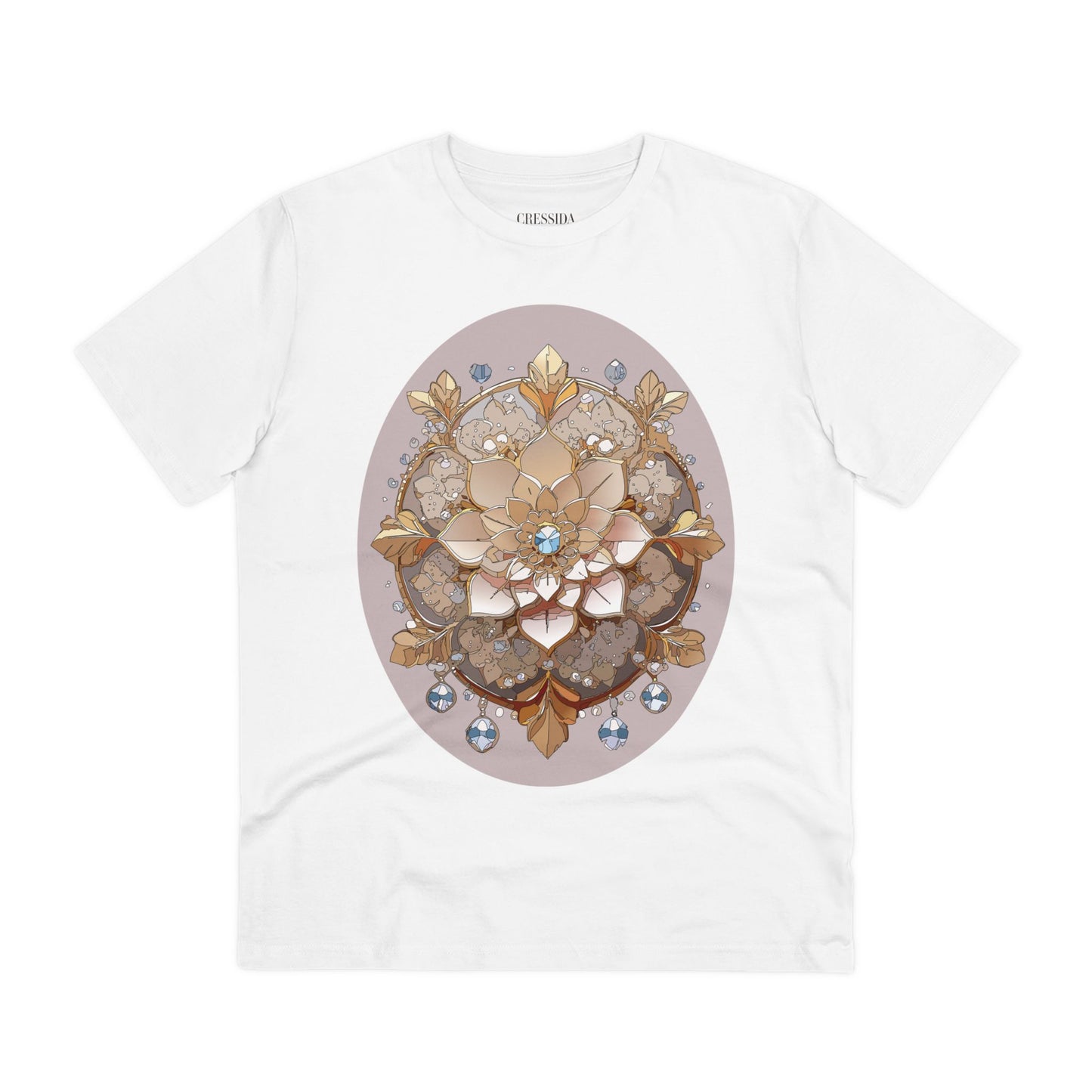 Organic T-shirt with Flower