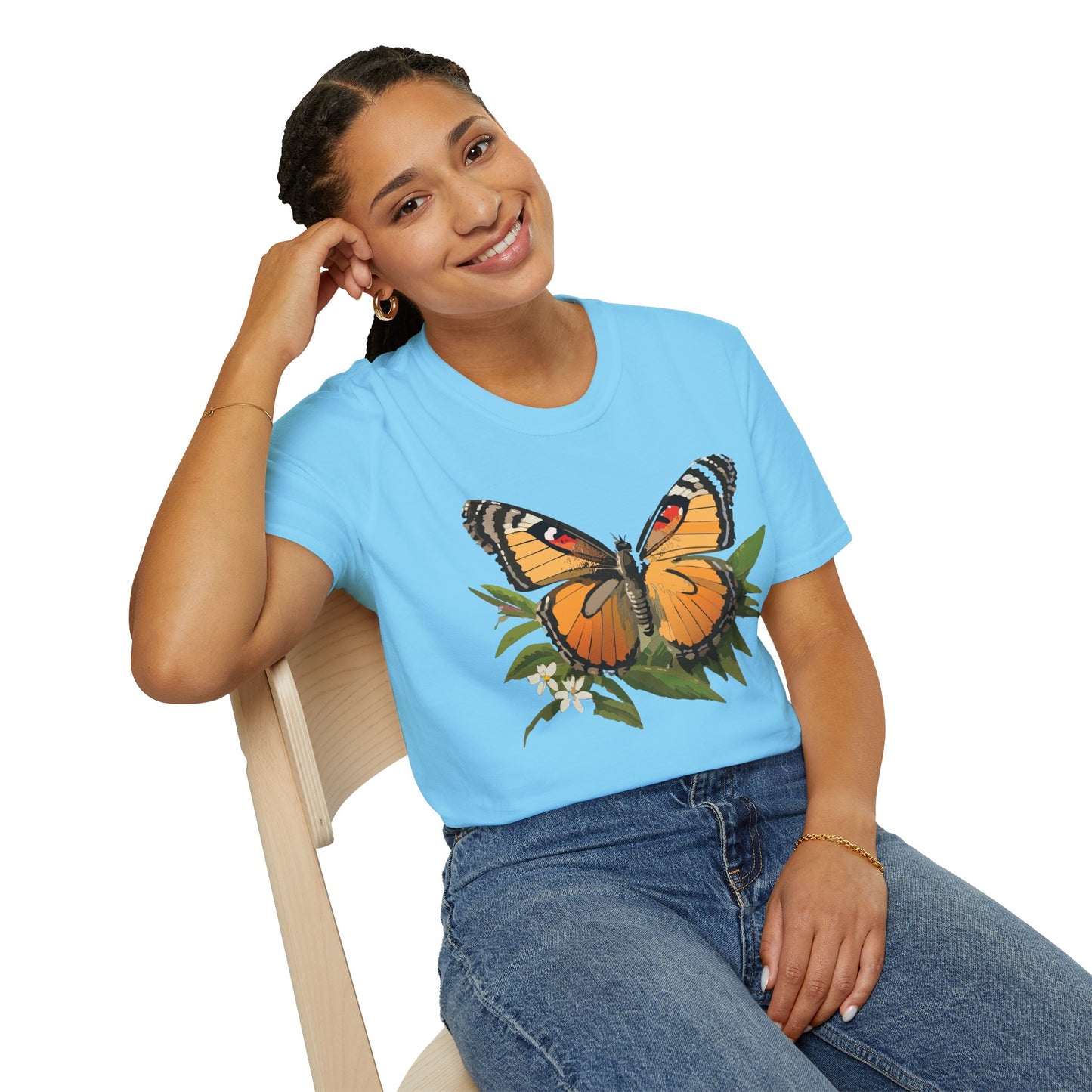 Butterfly Shirt, T Shirt with Butterfly, Monarch Shirt