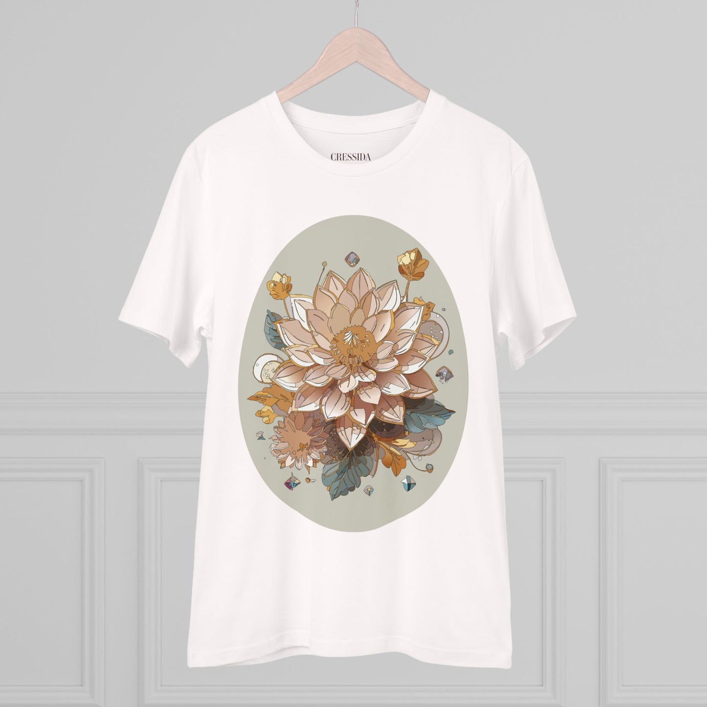 Organic T-shirt with Flower