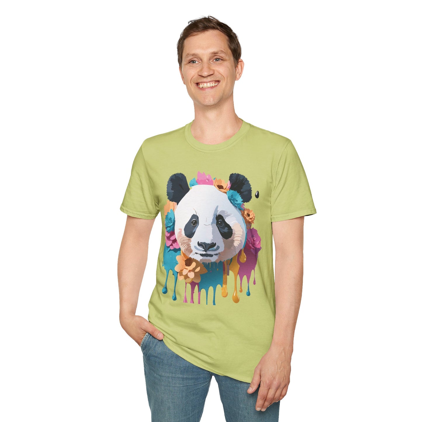 Panda Shirt, T Shirt with Panda, Animal Shirt, Tee Shirt with Animals