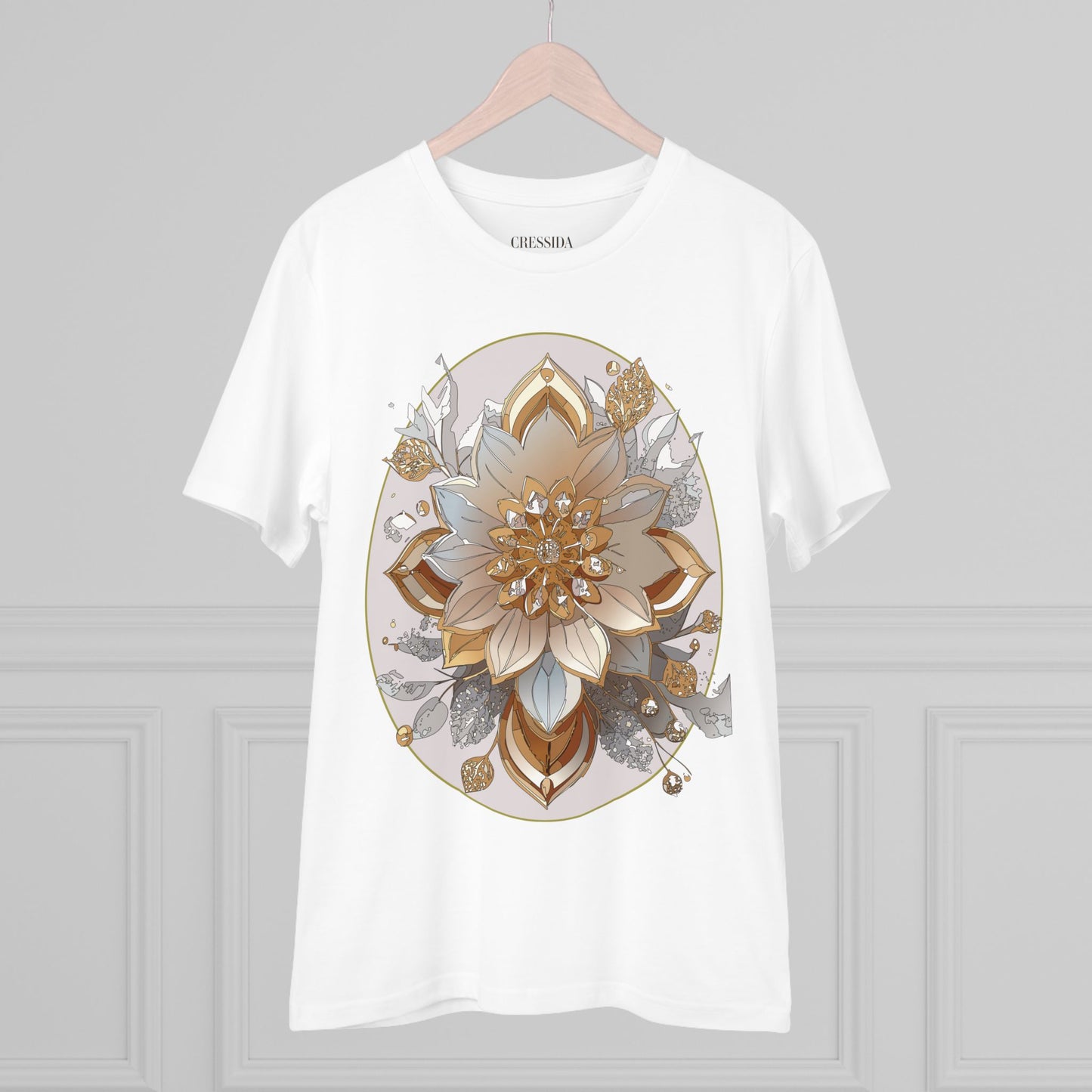 Organic T-shirt with Flower