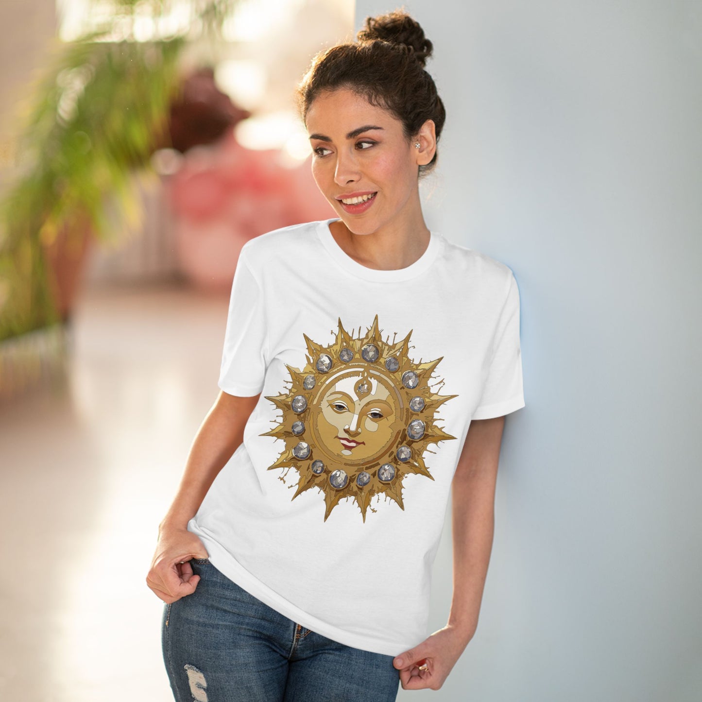 Organic T-shirt with Sun