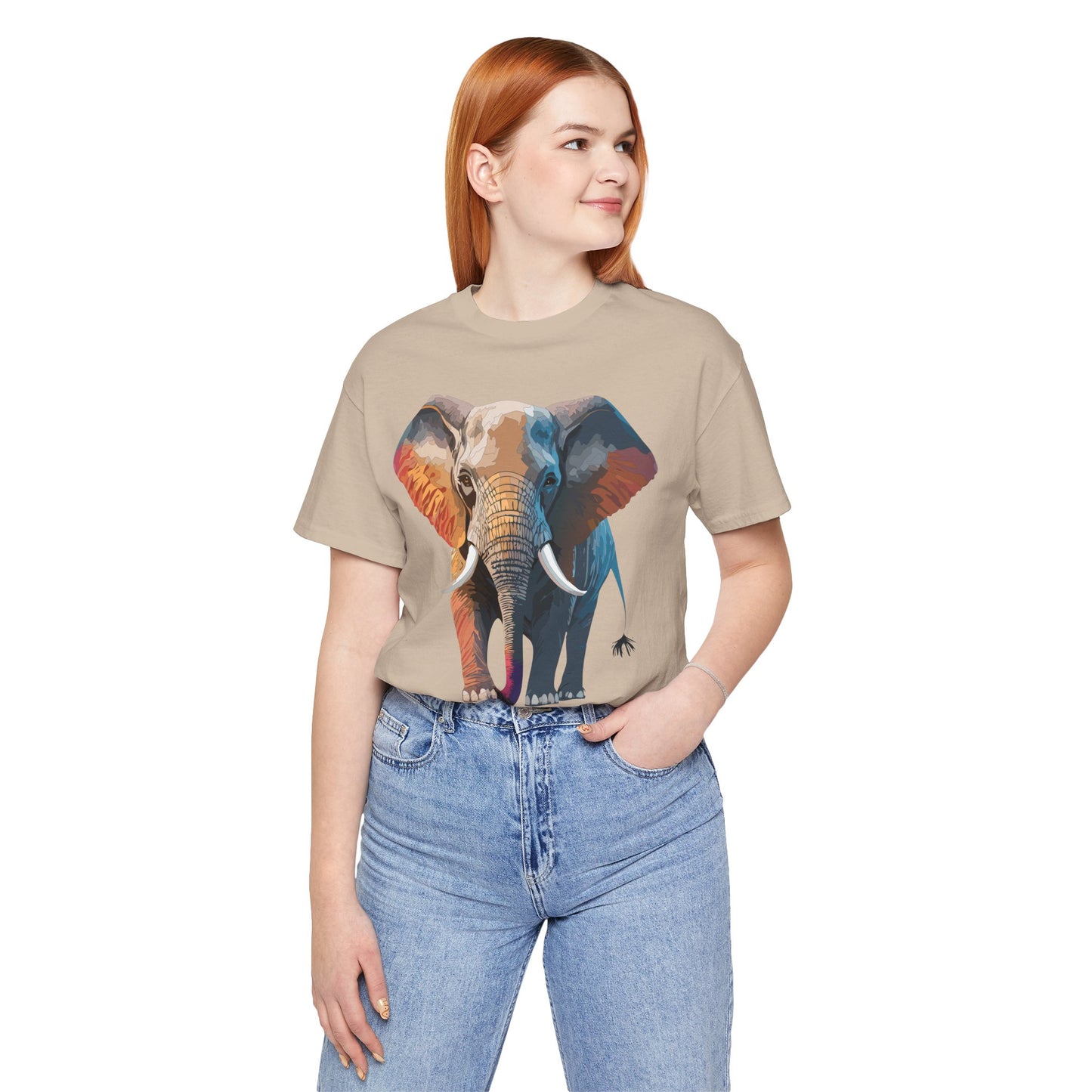Unisex Animal Shirt, Tee Shirt with Animals, Art Design Tee Shirt, Wild Animals Shirt