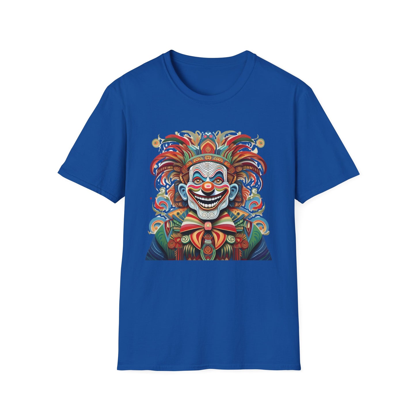 Clown Shirt, T Shirt with Clown, Funny Man Shirt, Tee Shirt with Funny Man, Circus Shirt, Shirt with Circus, Scary Man Shirt, Shirt with Scary Man