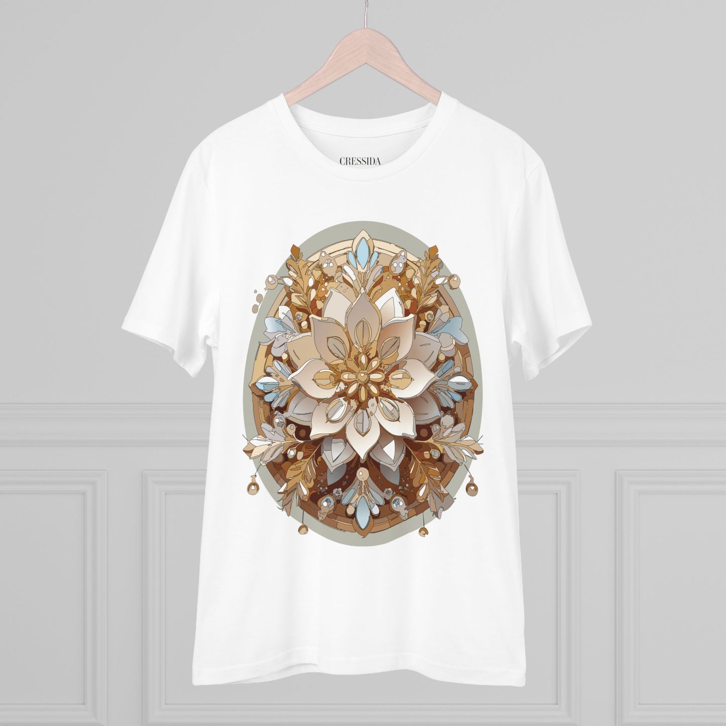 Organic T-shirt with Flower