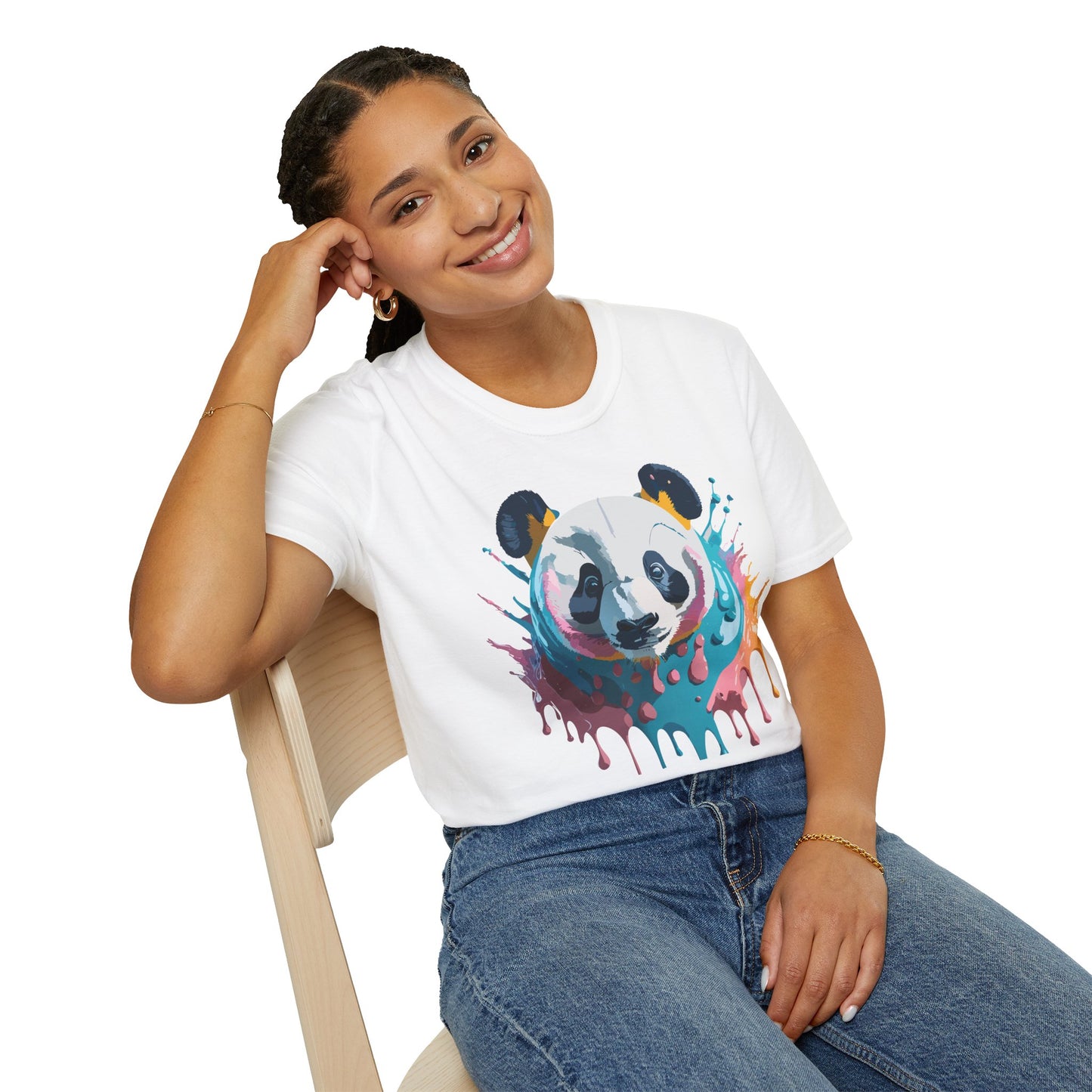 Panda Shirt, T Shirt with Panda, Animal Shirt, Tee Shirt with Animals