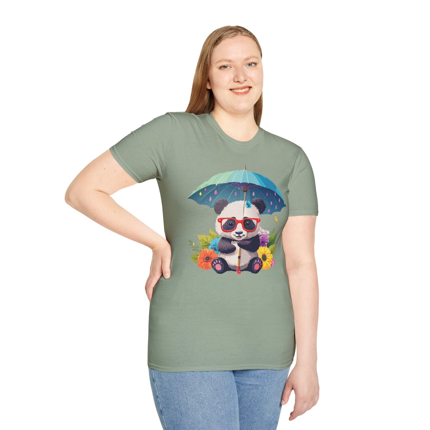 Panda Shirt, T Shirt with Panda, Animal Shirt, Tee Shirt with Animals