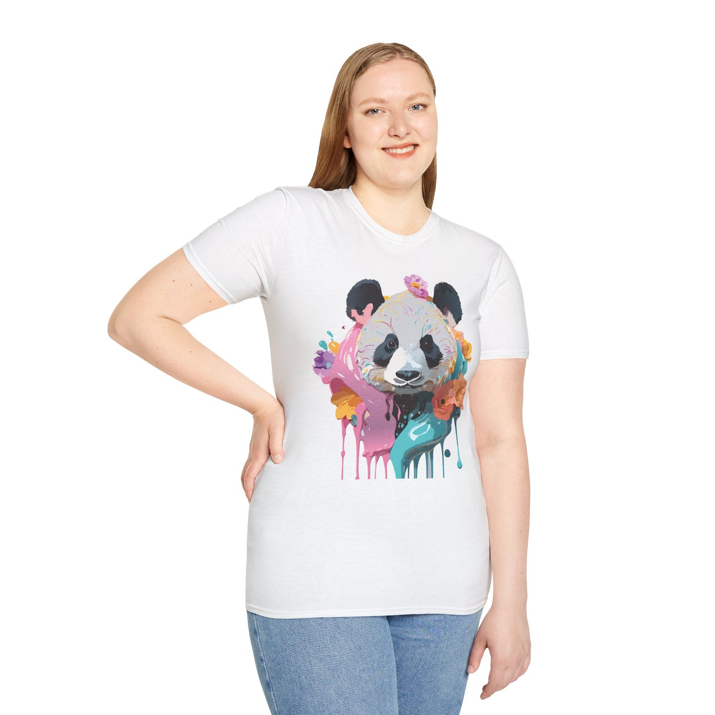 Panda Shirt, T Shirt with Panda, Animal Shirt, Tee Shirt with Animals