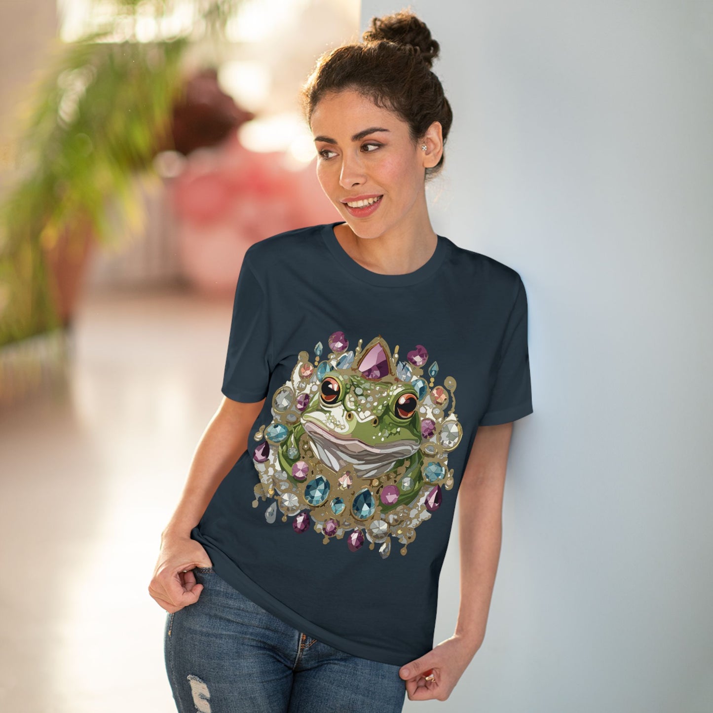 Organic T-shirt with Animals - Frog