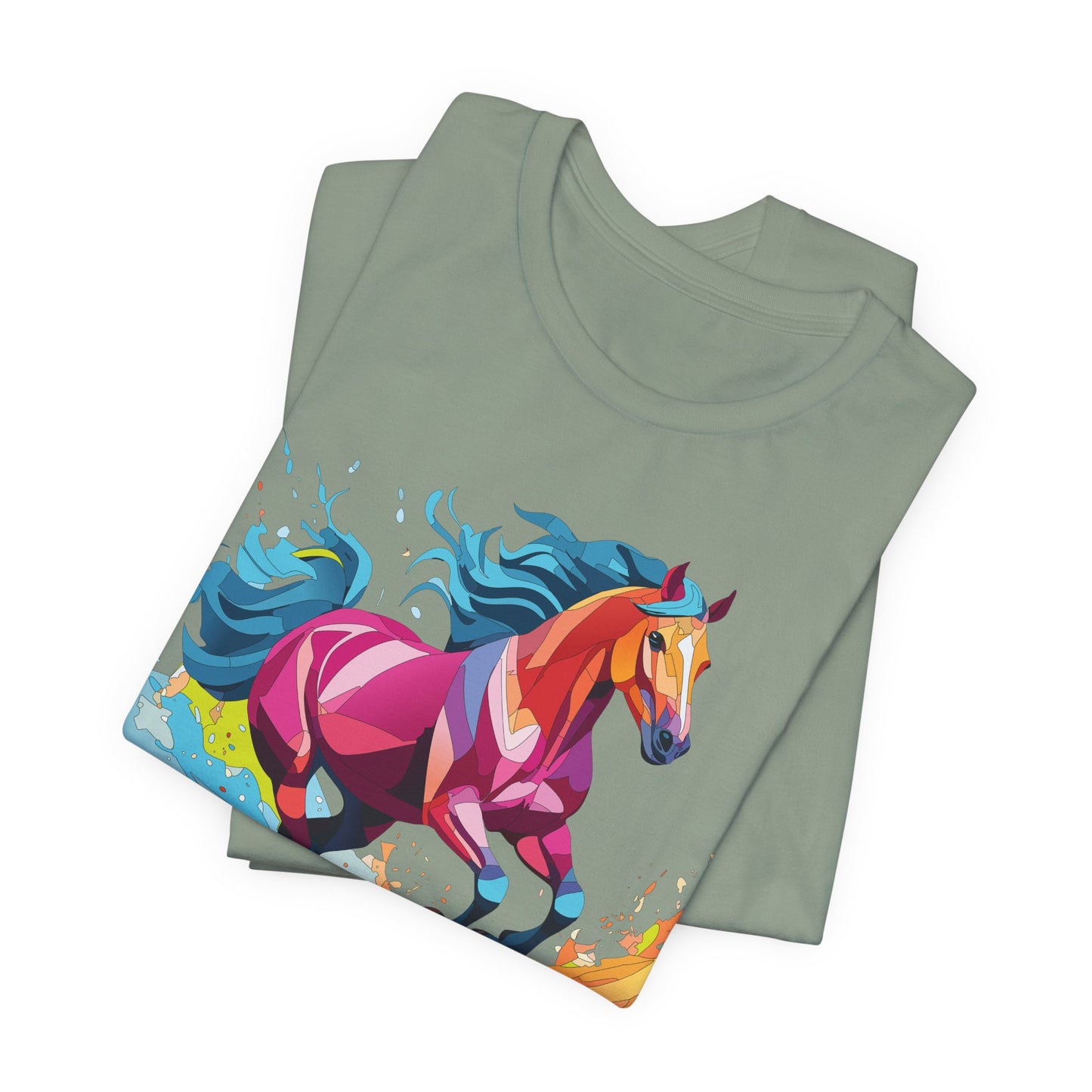Unisex Animal Shirt, Tee Shirt with Animals, Art Design Tee Shirt, Wild Animals Shirt