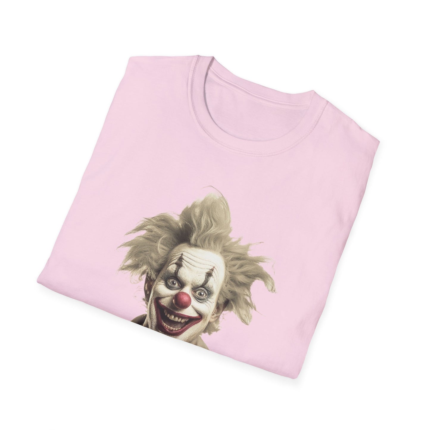 Clown Shirt, T Shirt with Clown, Funny Man Shirt, Tee Shirt with Funny Man, Circus Shirt, Shirt with Circus, Scary Man Shirt, Shirt with Scary Man