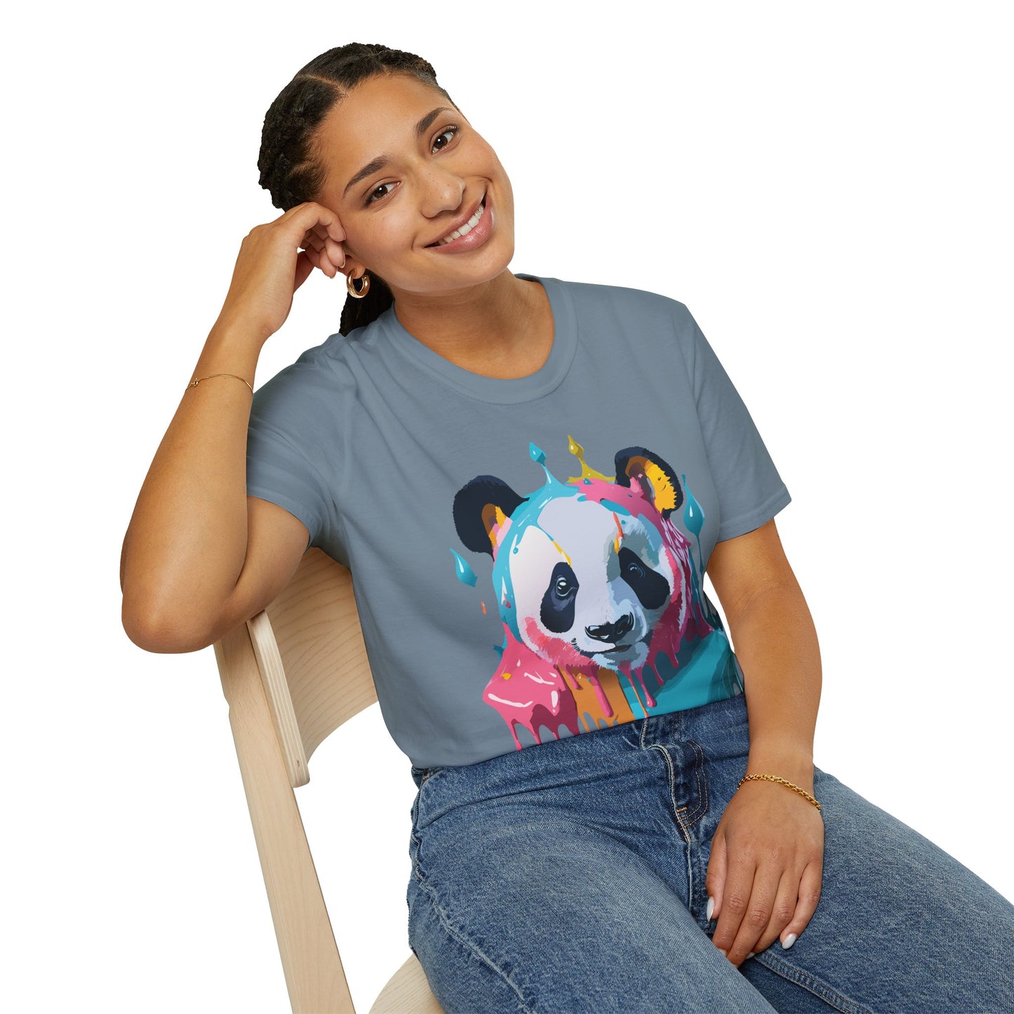 Panda Shirt, T Shirt with Panda, Animal Shirt, Tee Shirt with Animals