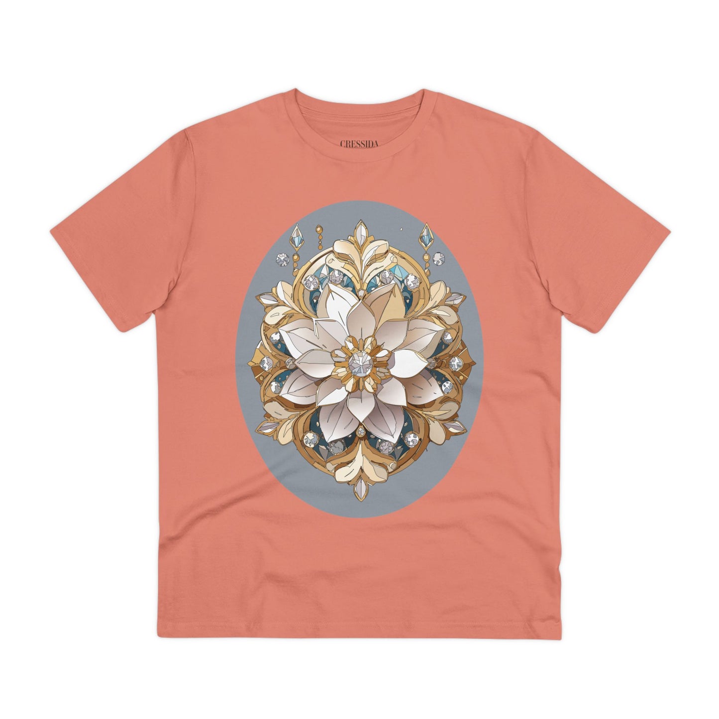 Organic T-shirt with Flower