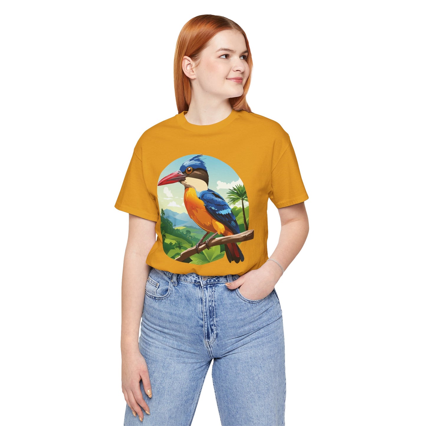 Unisex Animal Shirt, Tee Shirt with Animals, Art Design Tee Shirt, Wild Animals Shirt